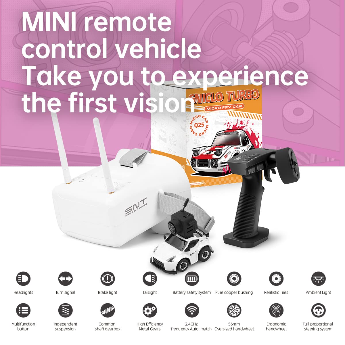 SNICLO RC Car 2009 Remote Control Car with HD FPV Camera and FPV