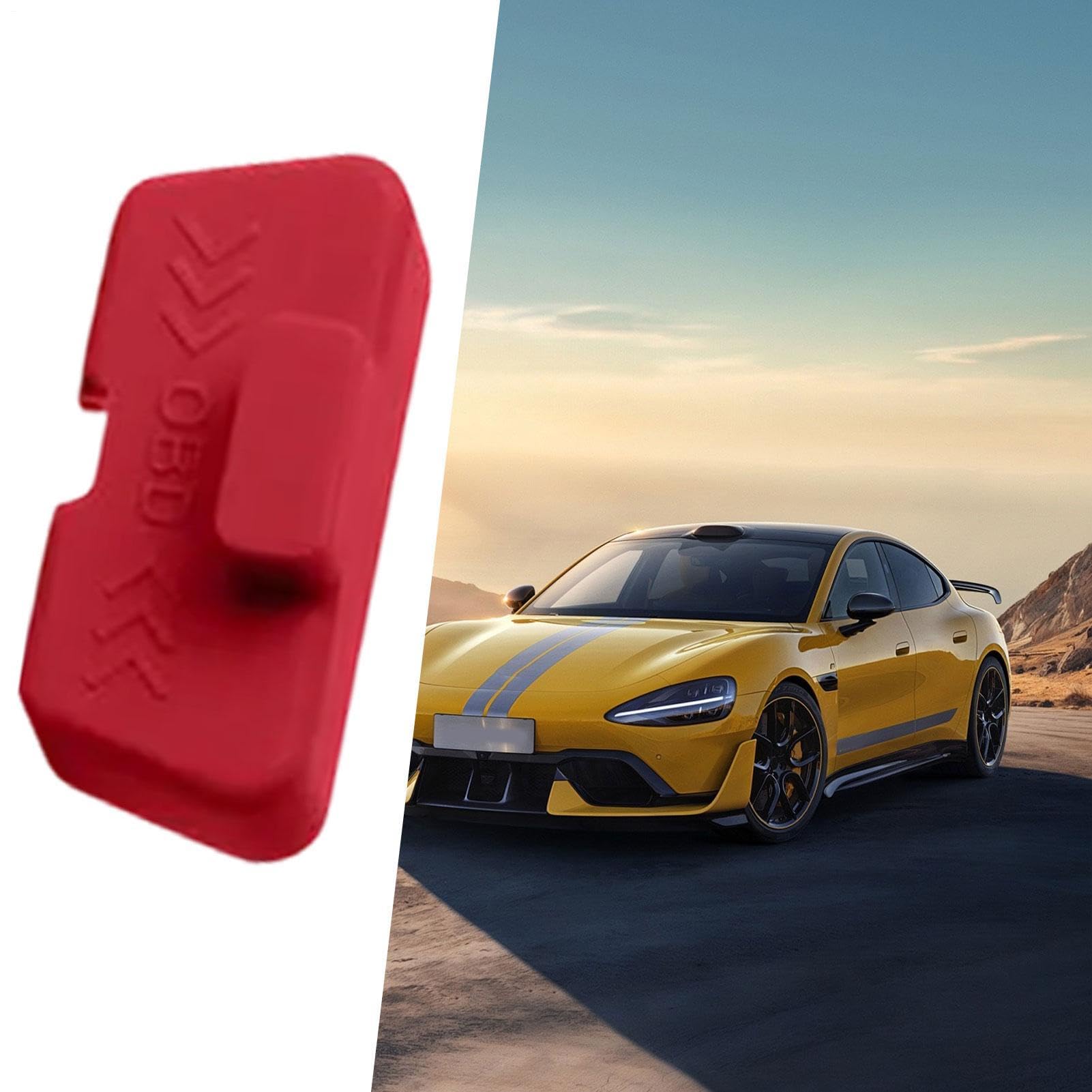 Coperchio della porta OBD: tappo protettivo nero, polimero resistente al calore, profilo basso senza cuciture antiscivolo. Installazione semplice e senza attrezzi per un accesso
