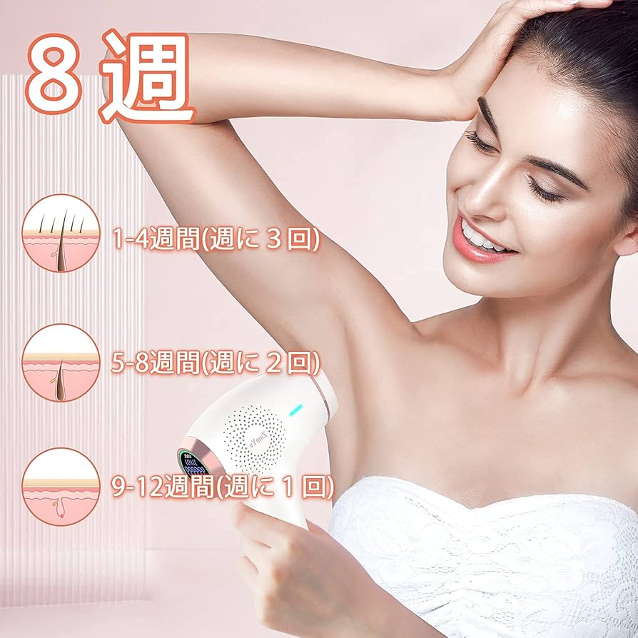 脱毛器 冷感脱毛器 IPL光 無痛脱毛 エステ 9段階調節 99万回照射 VIO Amazon | 冷感脱毛器 無痛 IPL 光脱毛器 家庭用脱毛器 - 99万回