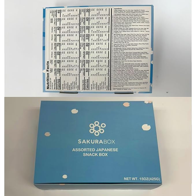 Sakura Box Caja de Snacks y Dulces Japoneses 30 Piezas miniatura 7