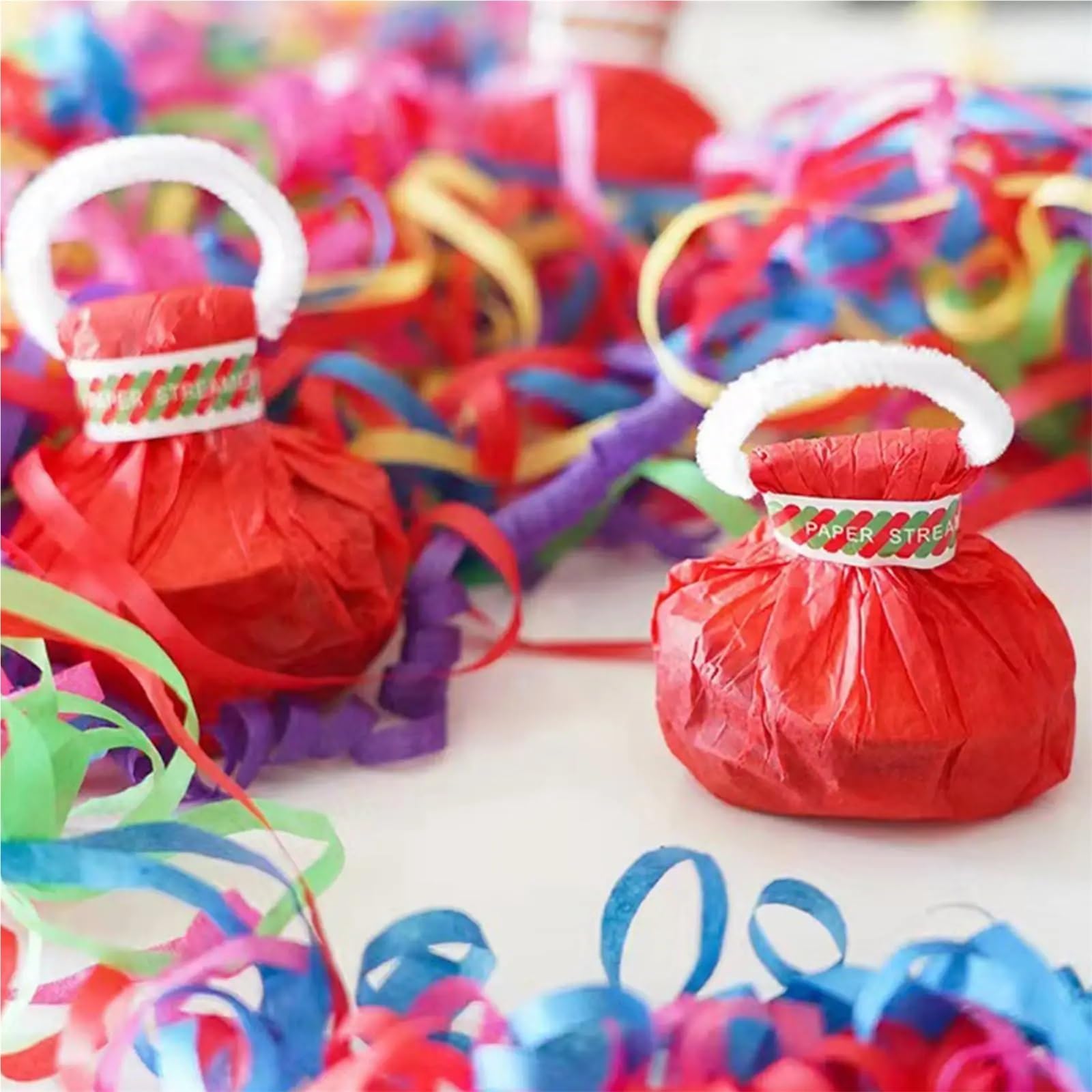 Party Confetti Poppers Handthrow 40 sztuk papier bez bałaganu rocznica ślubu