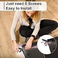 Vista 5 de Soporte de metal para reemplazo de patas de TV LG, solo para modelos de TV LG de 70 pulgadas y 75 pulgadas que enumeramos, para 70UJ6570 70UJ657A