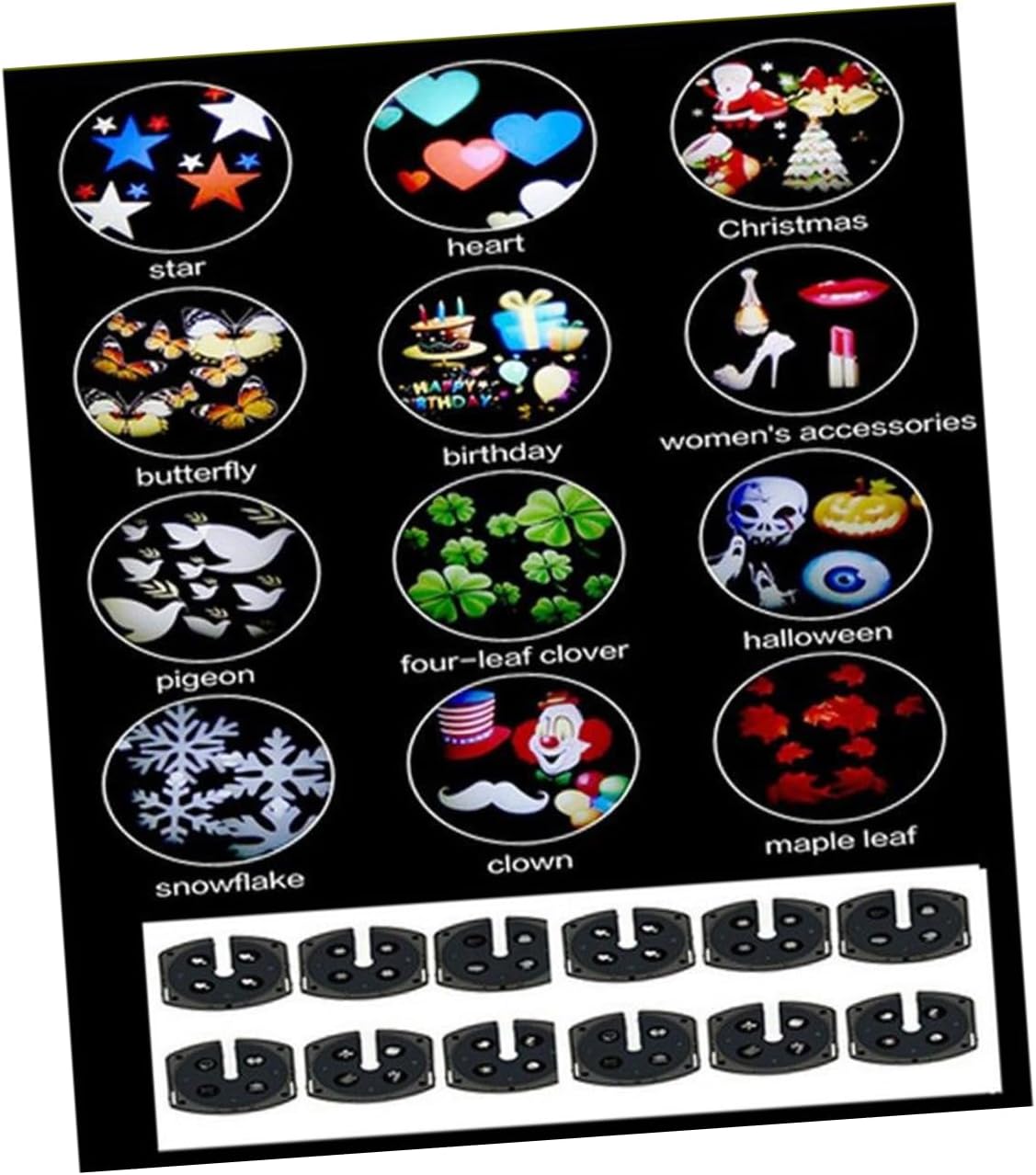 Patterns Projection Light for Holiday Parties Outdoor Decoration Christmas Halloween Landscape Garden Spotlight Lamp Us