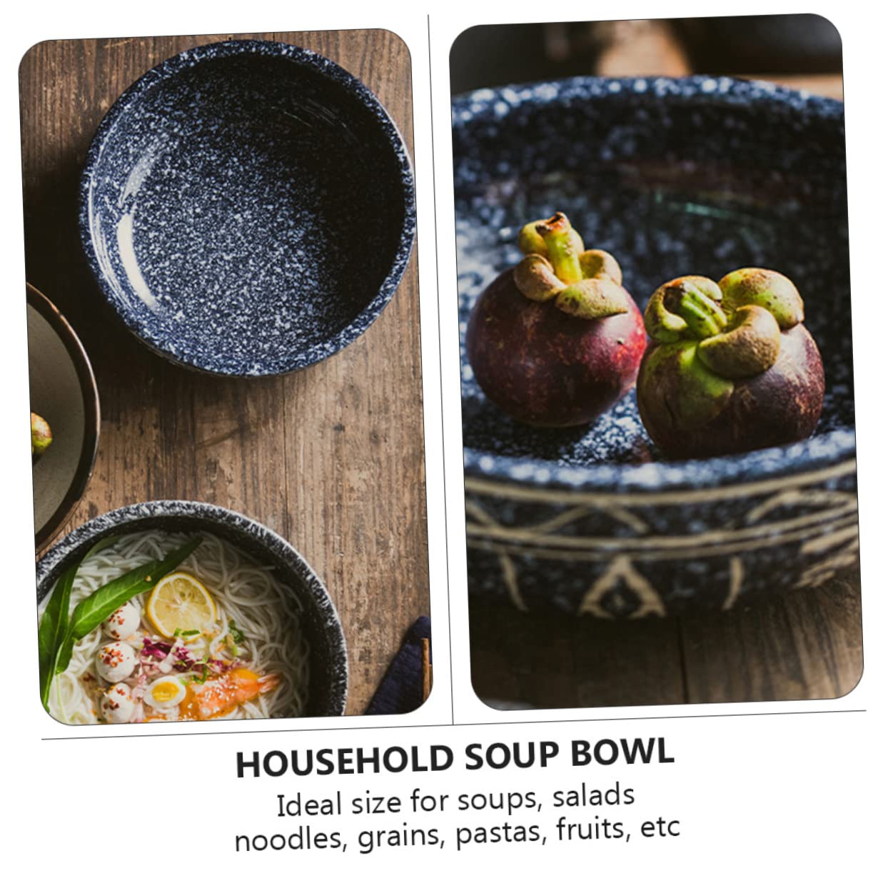 1 szt. Udon serwowanie prosty ryż tajska rodzina sałatka pojemniki na deser miska duża zastawa stołowa ceramiczna ramen dla ryb dekoracyjna przekąska jedzenie restauracja płatki domowe przystawki mieszanie kolorów