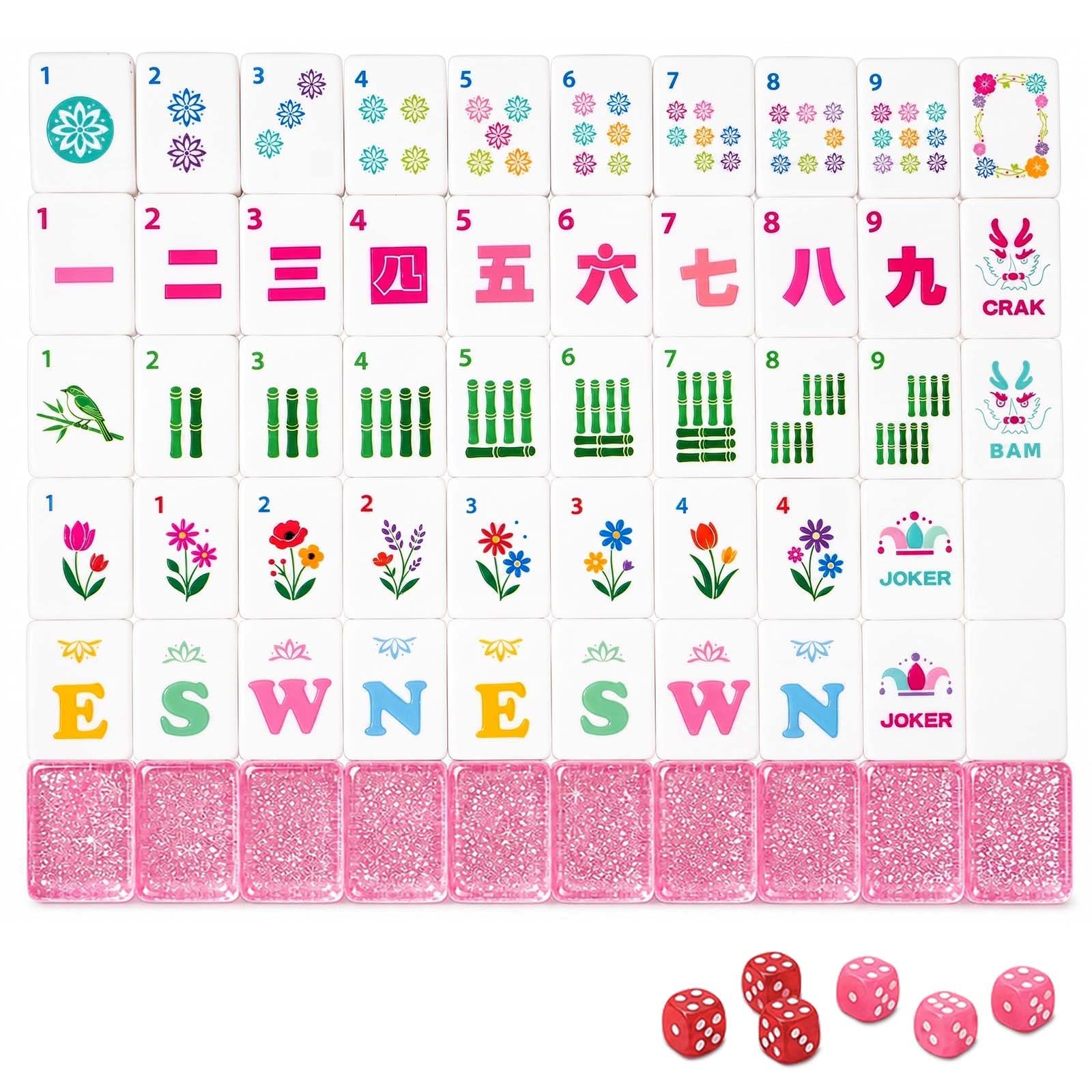DAERLI Mahjong Tile Set --160 Pcs