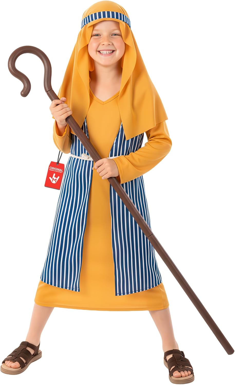 fun shack Blue Shepherd Costume for Kids, Boys Shepherd Costume, Christmas Costumes for Kids, Boys Nativity Costumes