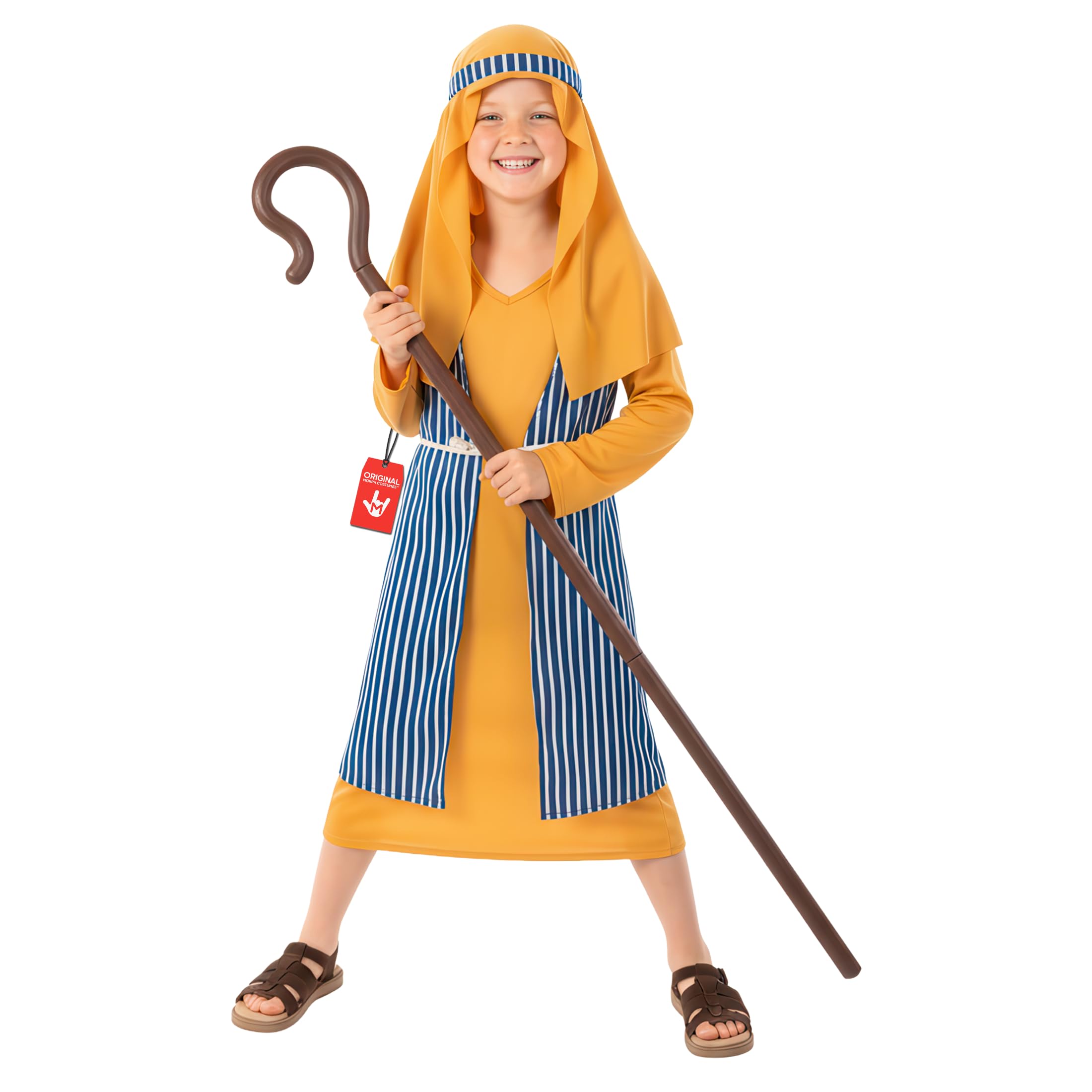 fun shack Blue Shepherd Costume for Kids, Boys Shepherd Costume, Christmas Costumes for Kids, Boys Nativity Costumes