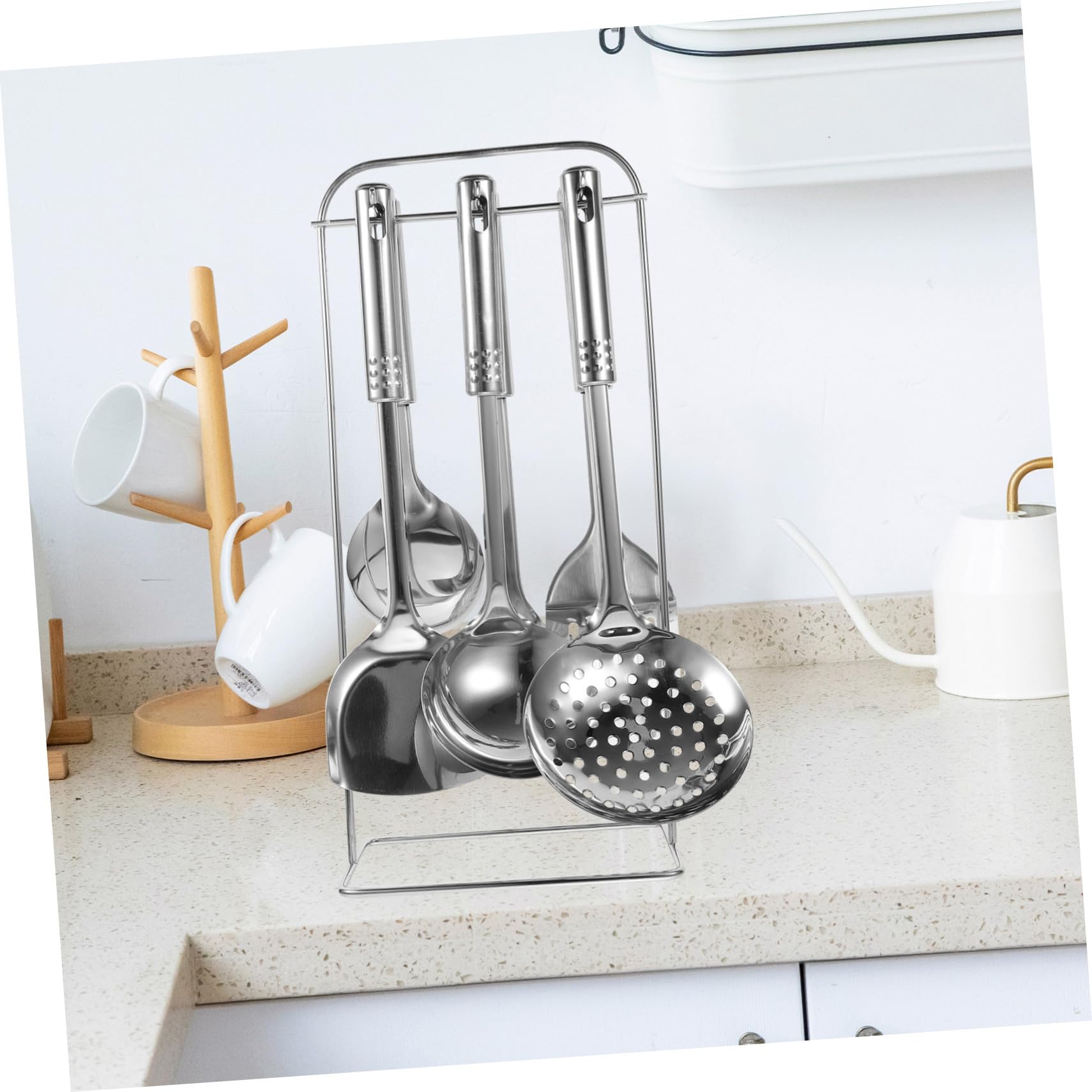 Acero Inoxidable Juego de Utensilios de Cocina, 7 Piezas