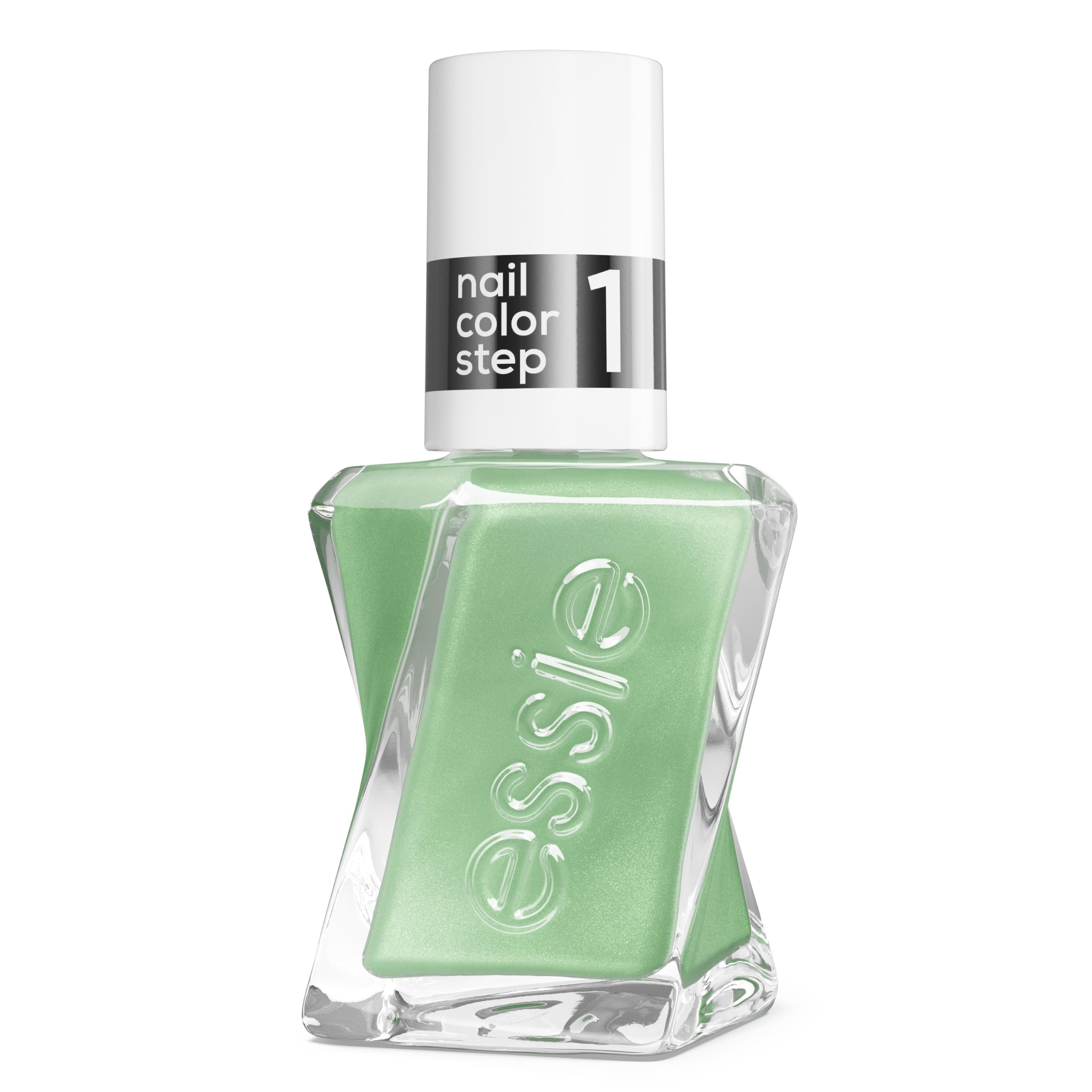 Gel by essie Longwear Nail Polish, Sage Green Varnish, Bling It, No UV