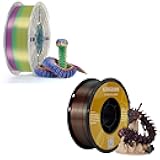 Silk PLA Filament 1.75mm & Rainbow PLA Triple Color