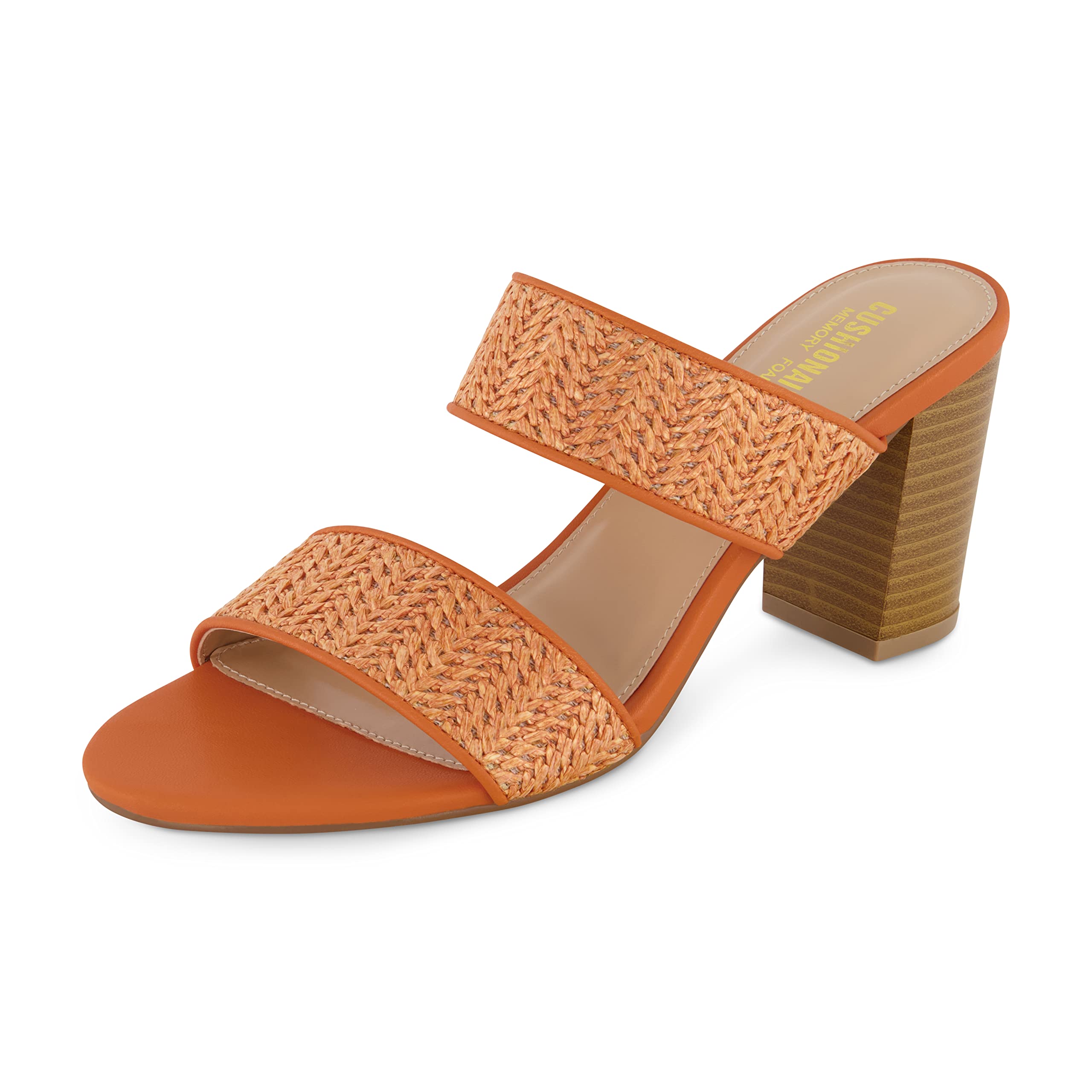 Women's Tosh two band heel sandal +Memory Foam and Wide Widths Available