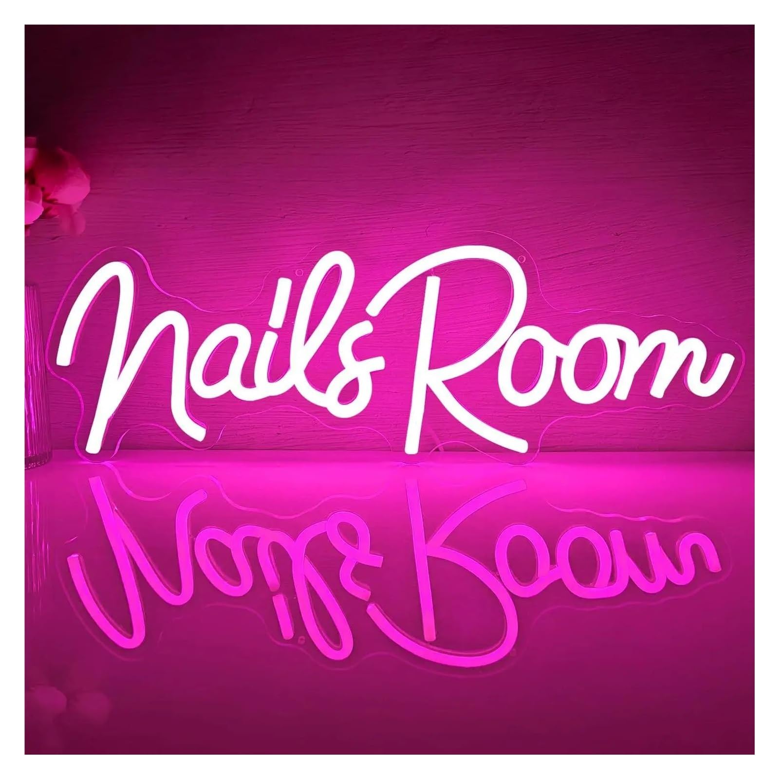 LEMST Sign Lamp Beauty Room Neon Sign USB Powered LED Light Dimmable for Makeup Rooms Spa Beauty Nail Studio Esthetician Wall Art Decor 43cmx15cm/16.93inx5.9in