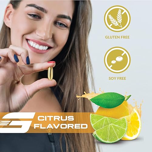 Miniatura 5 de Suplemento de Omega-3 prístino de granito, 2000 mg de suplementos de aceite de pescado noruego con EPA y DHA, apoya las articulaciones, el corazón