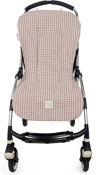 Funda colchoneta Praliné de Walking Mum (Vichy Moka) - 2