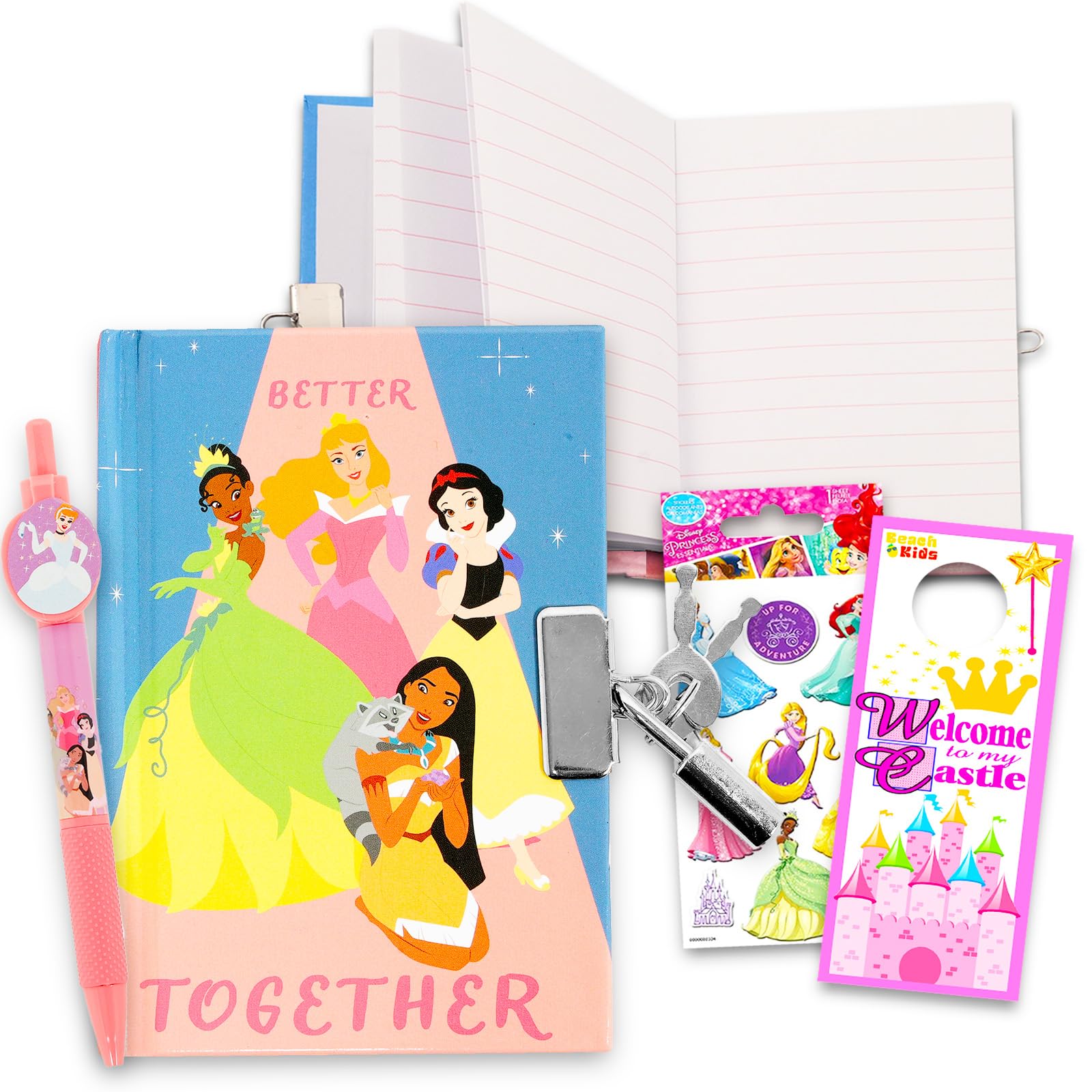 Amazon.com: Disney Princess Diary and Pen Set - 3 Pc Bundle Mini