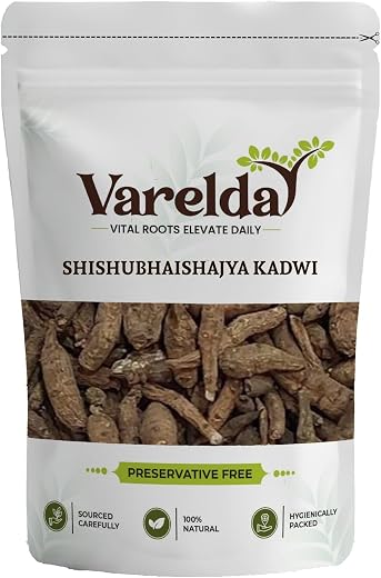 VARELDA Shishubhaishajya Kadvi - Atees Kadwi - Aconitum heterophyllum (1000 Grams)