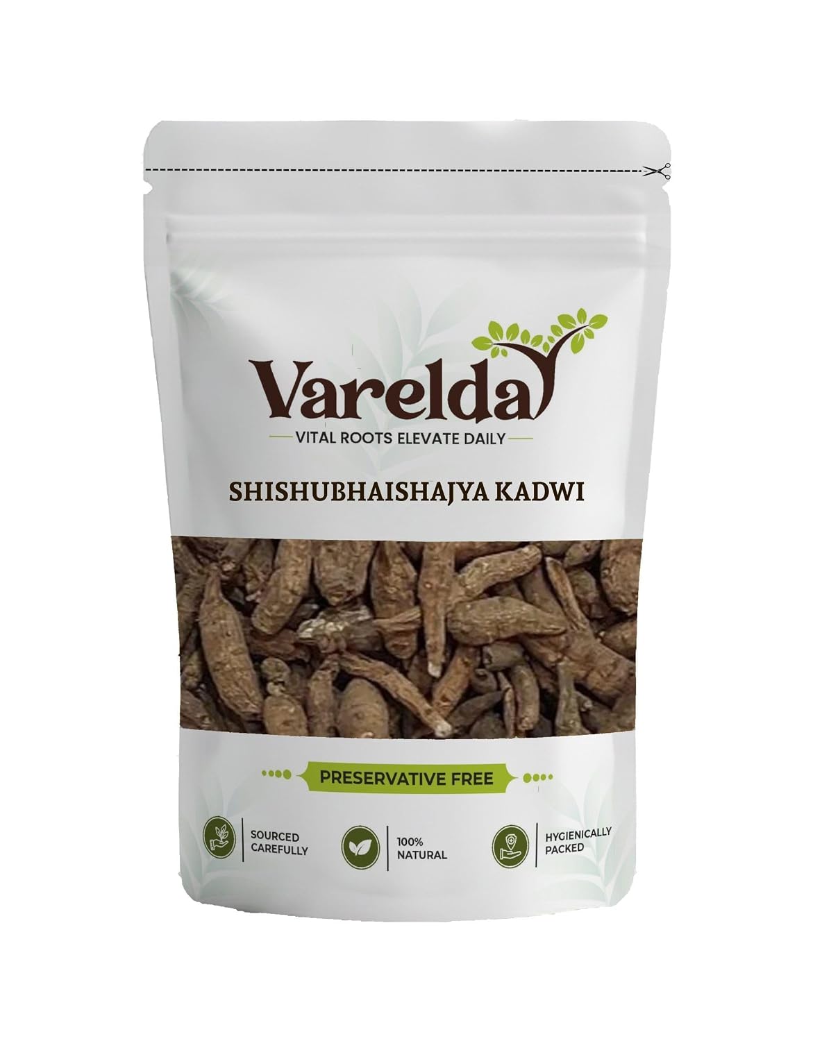VARELDA Shishubhaishajya Kadvi - Atees Kadwi - Aconitum heterophyllum (1000 Grams)