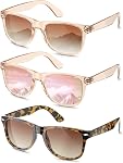 Sunglasses-for-Women Polarized Womens-Sunglasses Trendy: Classic Sun glasses with UV Protection for Driving Travel