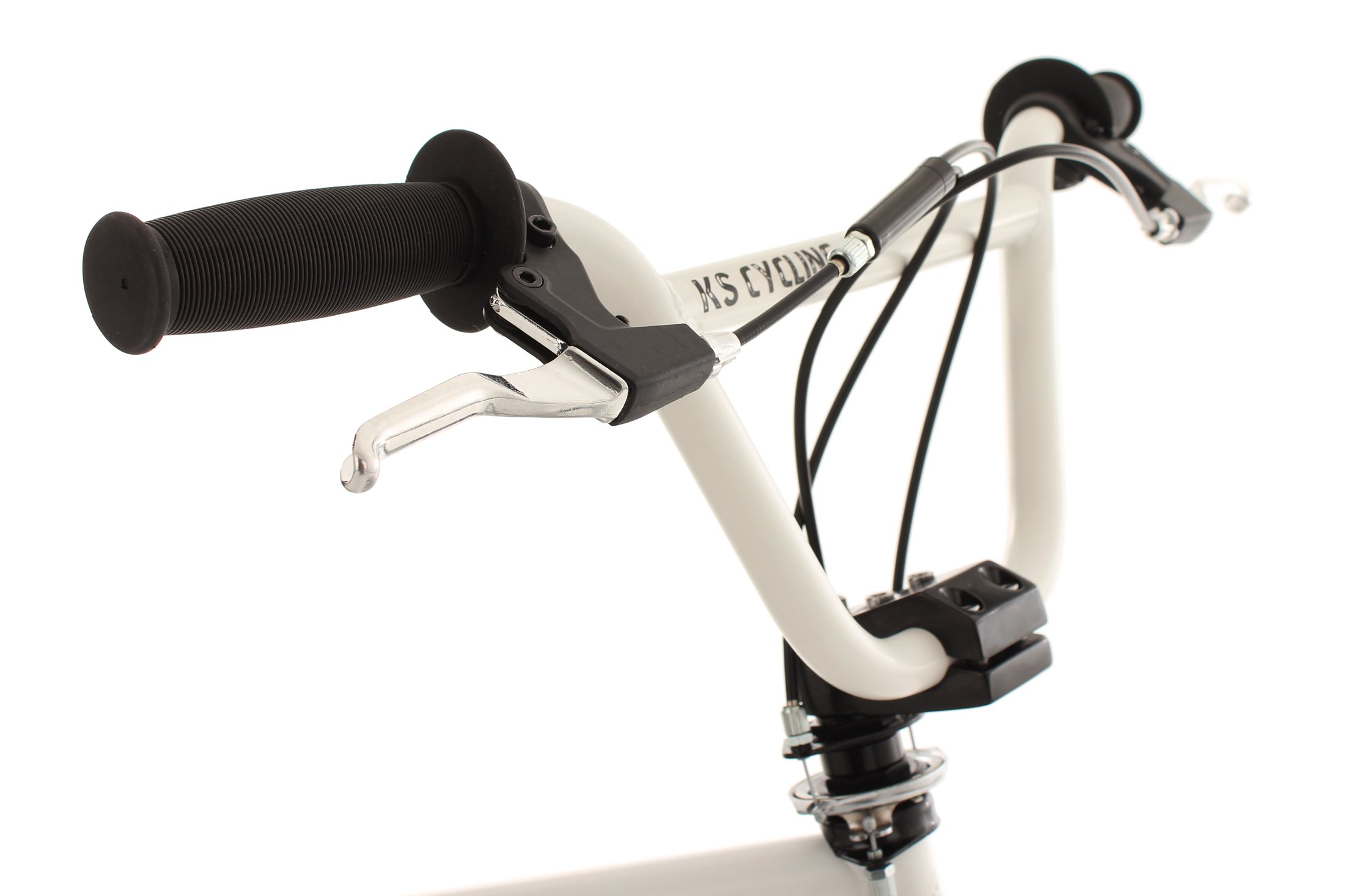 KS Cycling Fahrrad BMX Freestyle Fatt, weiß, 20, 602B