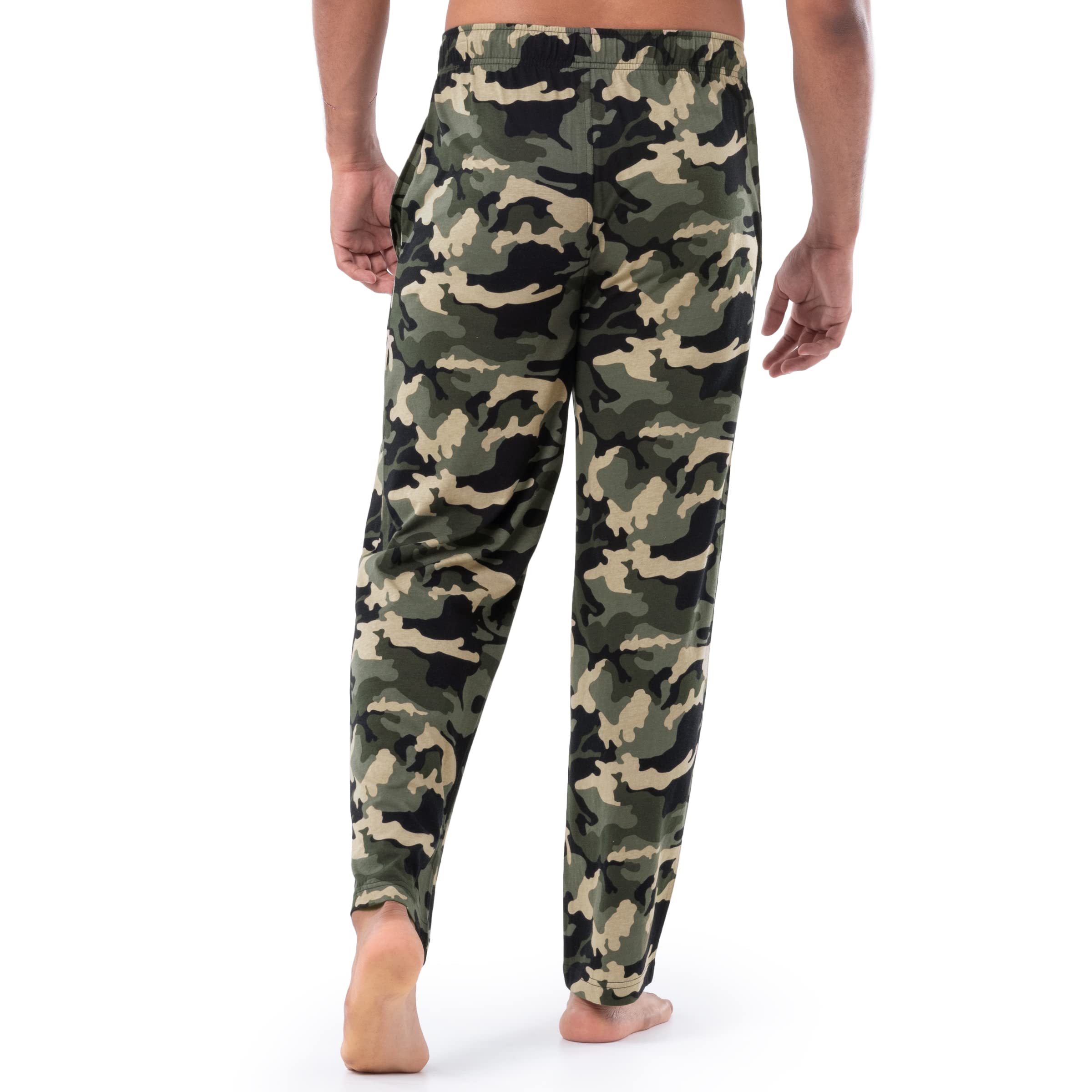 Fruit of the Loom Extended Sizes Jersey Knit Sleep Pant (1 & 2 Packs) - Spodnie od pidżamy Mężczyźni