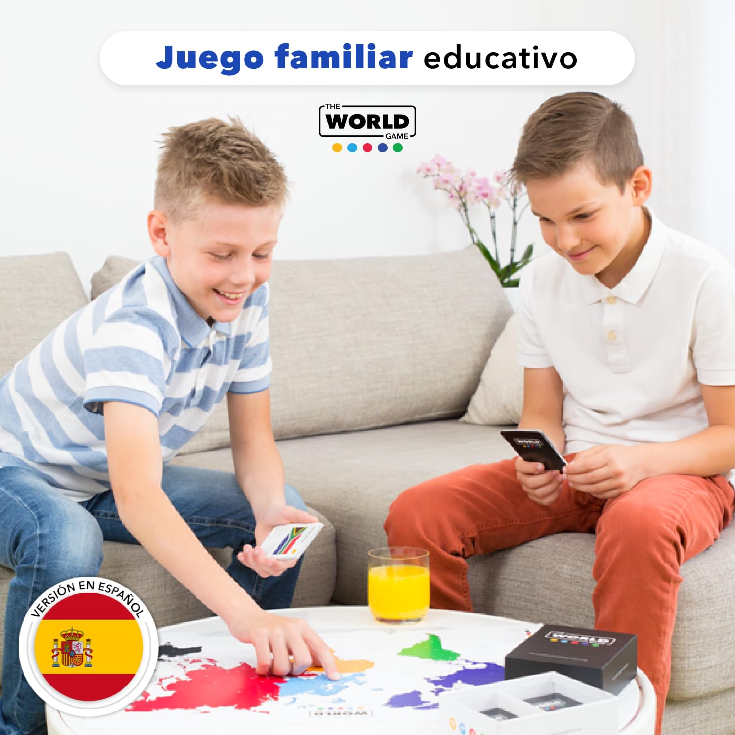 The World Game - Geography Card Game - Educational Board Game for Kids, Families and Adults, Girls and Teens — view 6