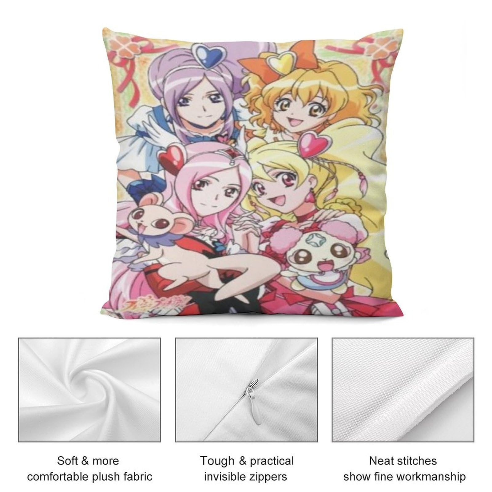 Amazon｜ハートキャッチプリキュア!ファッション両面印刷枕カバー