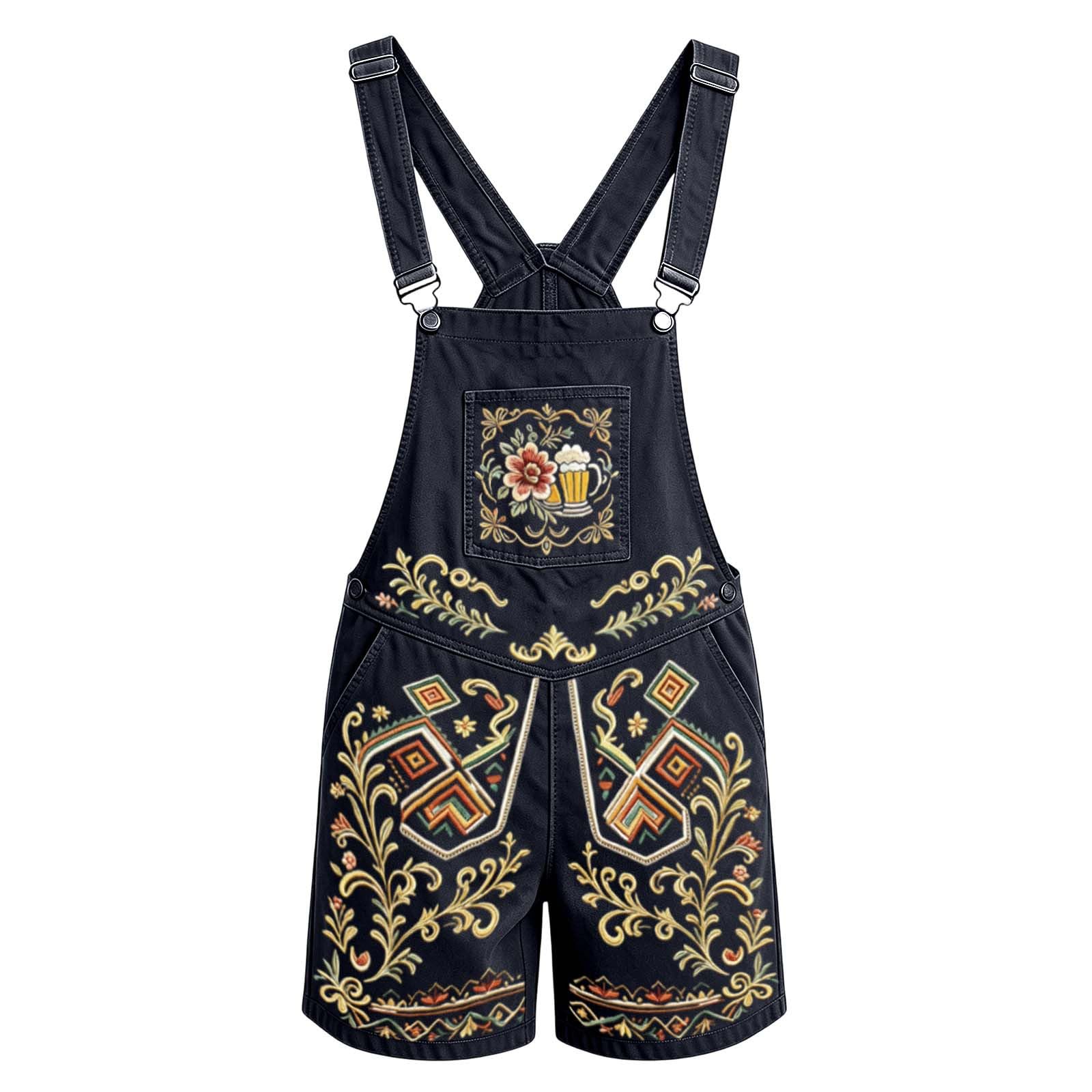 Generisch Leder Hosen Herren Herren Bierfest-Stil Lässige Shorts mit Streifenmuster für Freizeit Outdoor Alltag
