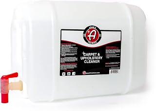 Adam's Carpet & Upholstery Cleaner (5 Gallon) - Powerful Car Carpet Cleaner For Auto Detailing | Cloth, Upholstery & Fabric Car Interior Cleaner Solution | Stain Remover Spray For Car Seat, Floor Mats & More