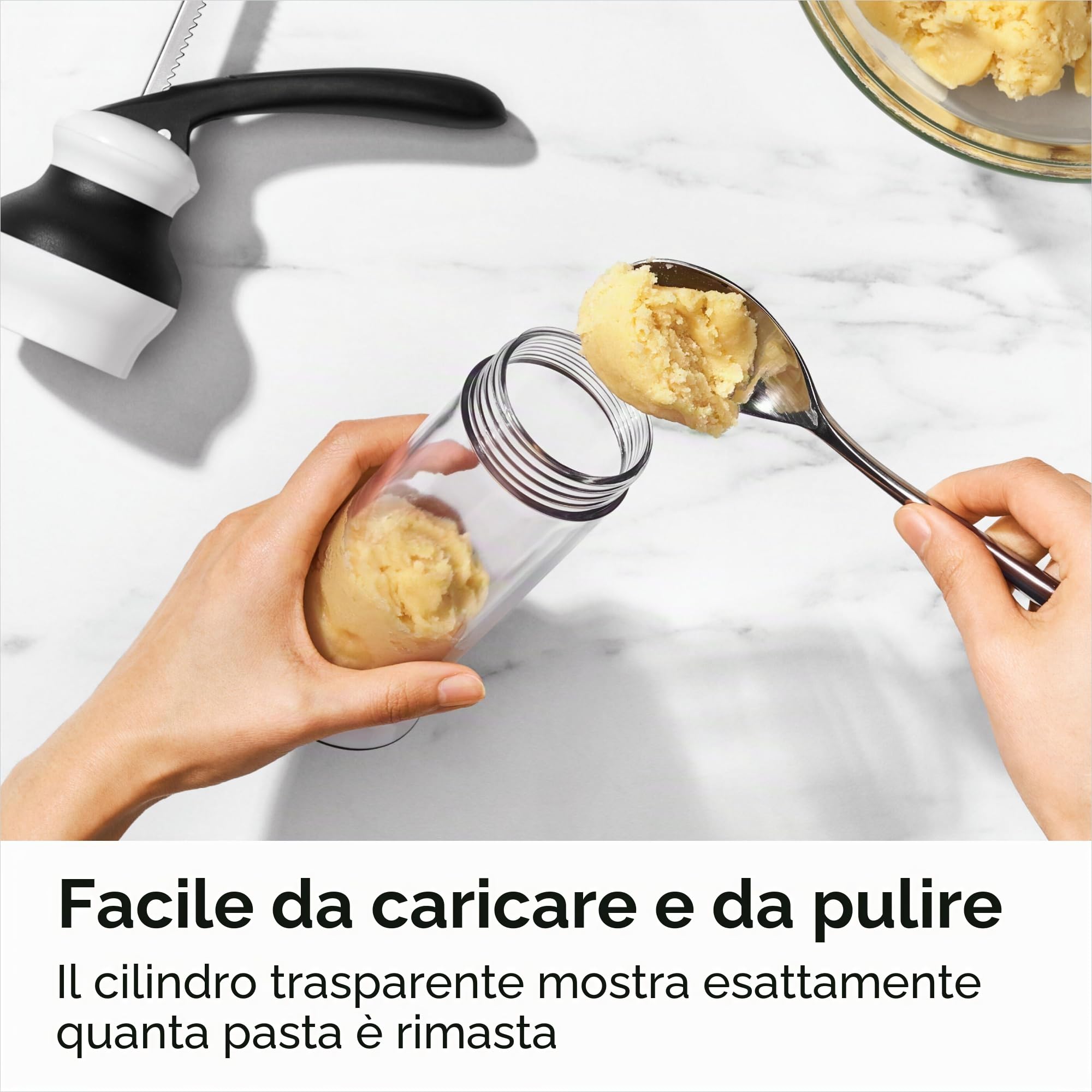 OXO Crea Biscotti, Plastica, Trasparente