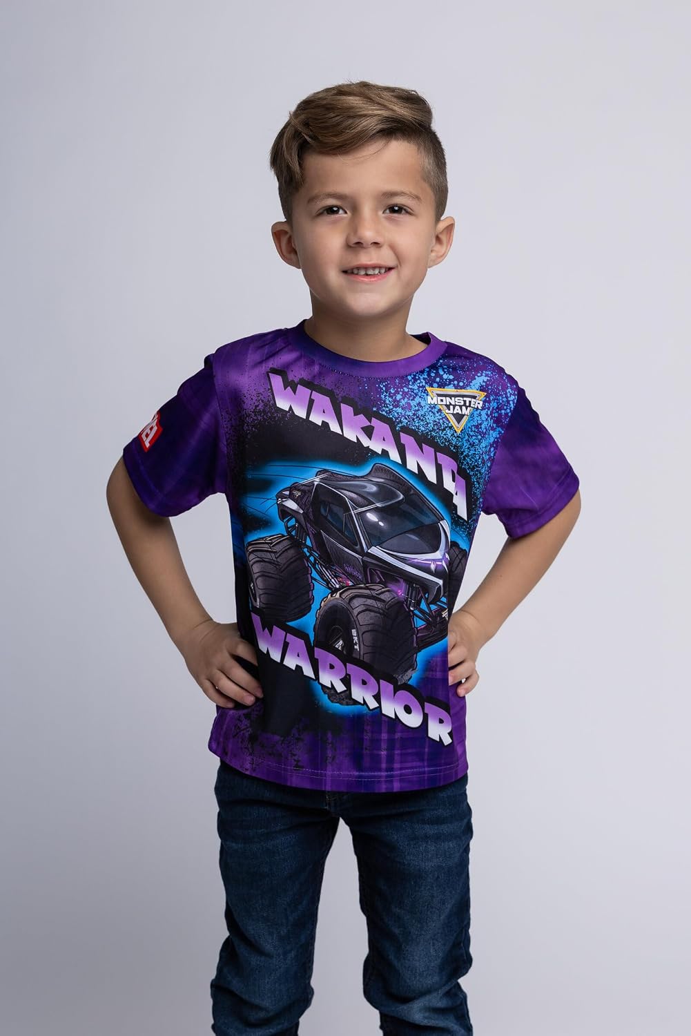 Monster Jam Matching Family Athletic T-Shirt