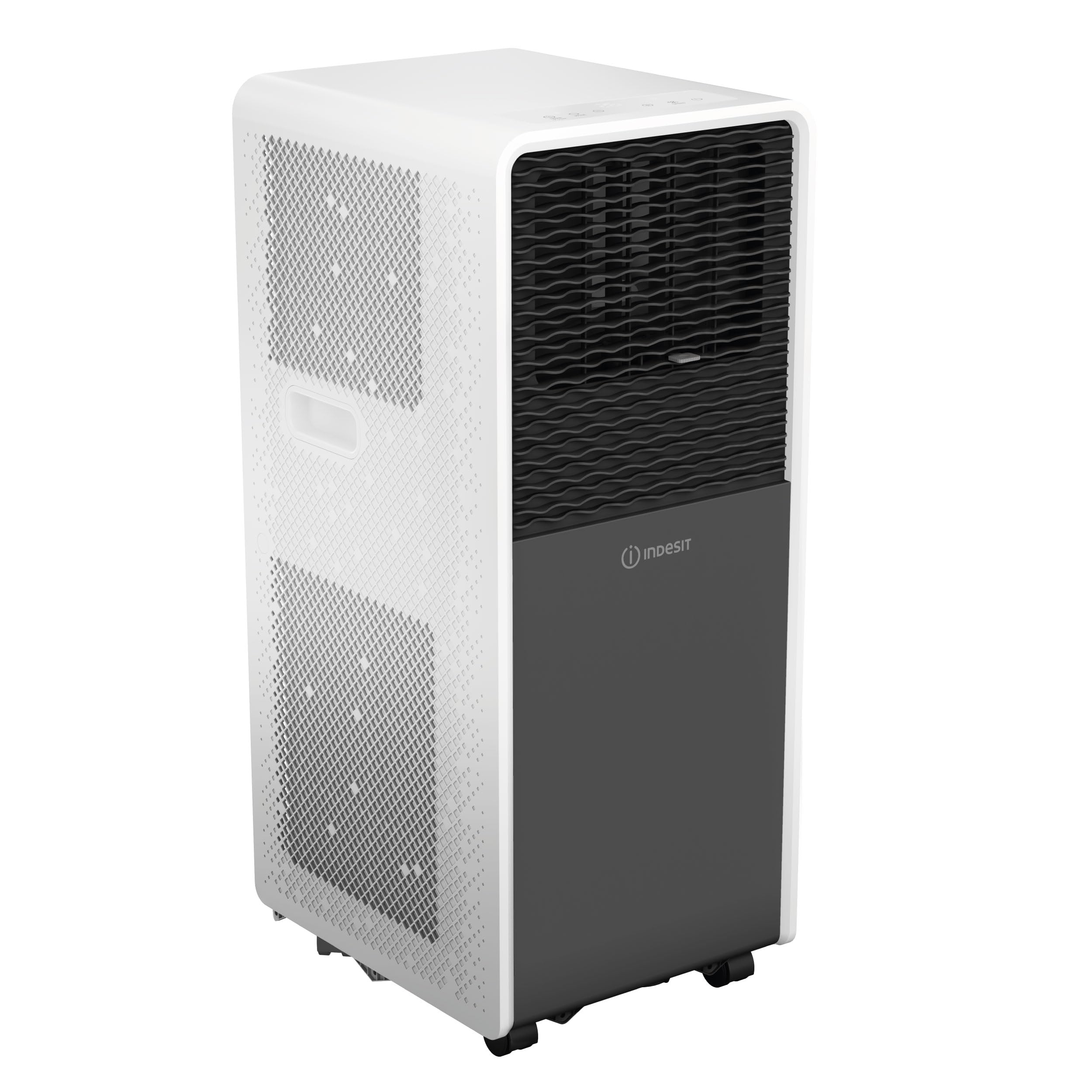 INDESIT Condizionatore Portatile PAI212COW, 12000 BTU/h, Funzione Raffrescamento, Funzione Riscaldamento, Deumidificazione, Elettrodomestici per la Casa, Classe Energetica A | Climatizzatore Senza Unità Esterna, Riscaldamento e Raffrescamento, Deumidifica