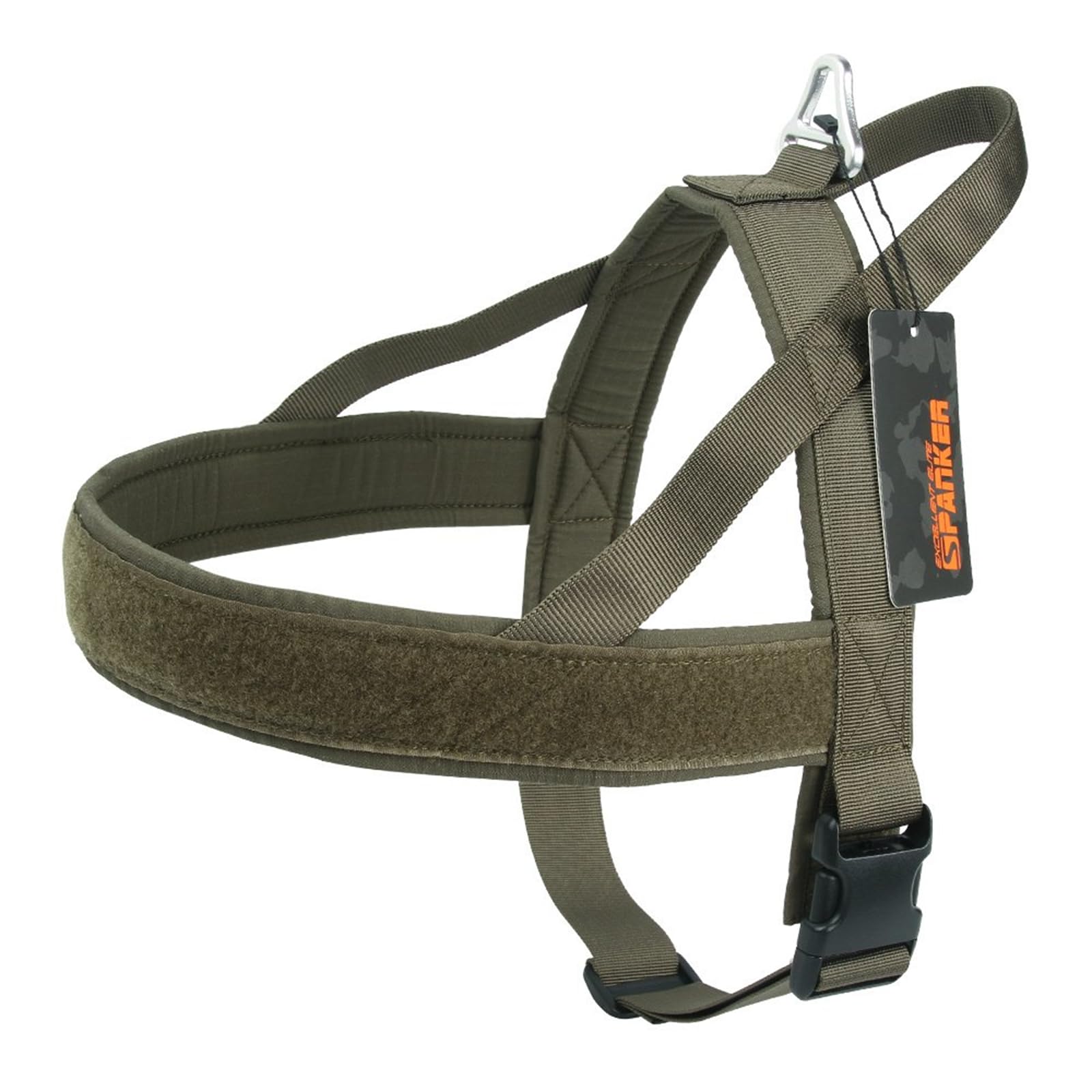 EXCELLENT ELITE SPANKER No Pull Dog Harness Padded Military Patrol Vest Adjustable Nylon Small Service Walking Dog Harness with Handle for Training