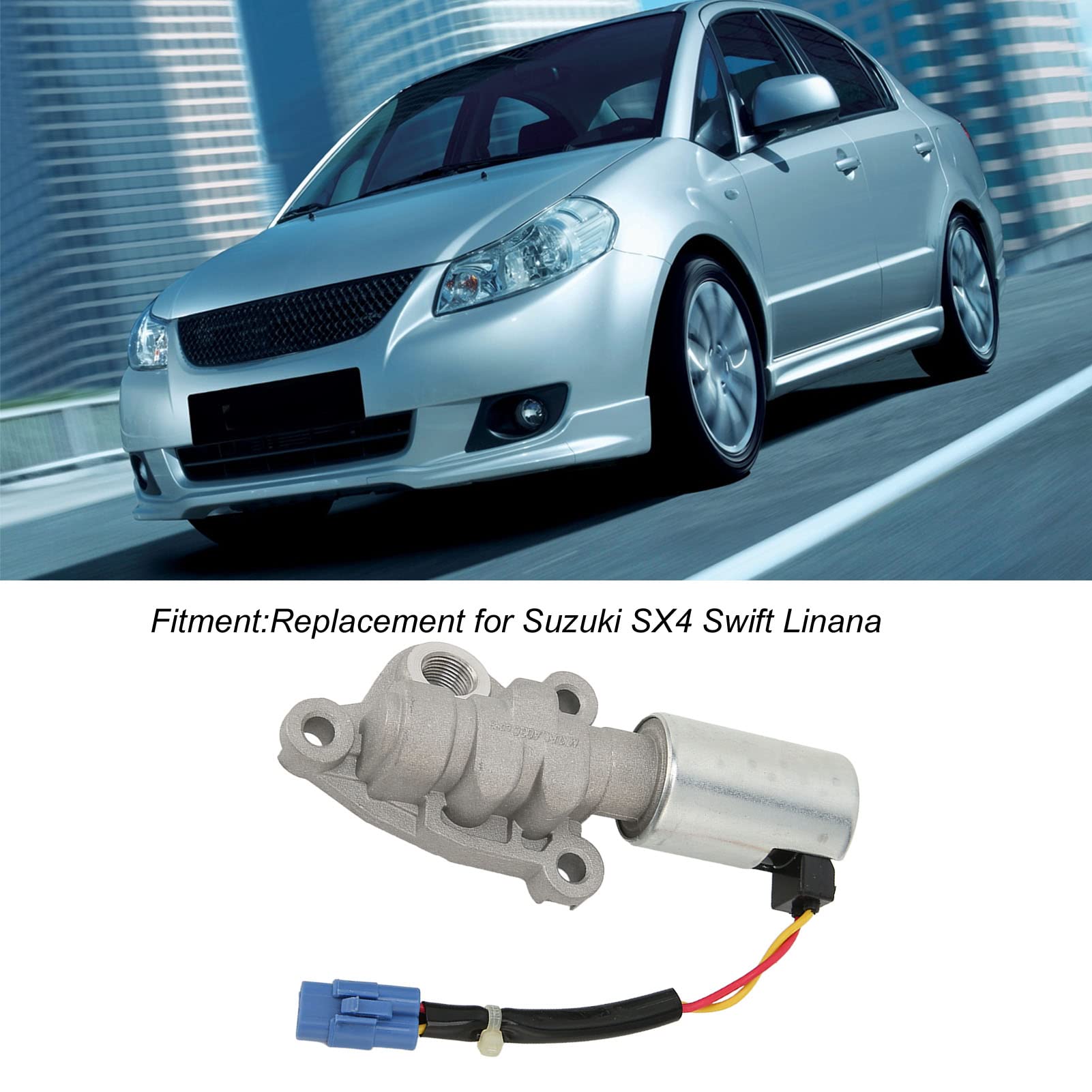 Yctze VVT ​​Elettrovalvola Controllo Olio 16550‑69GE3000 16550-69GE3 Elettrovalvola Olio Metallo VVT Sostituzione per Suzuki SX4 Swift Linana