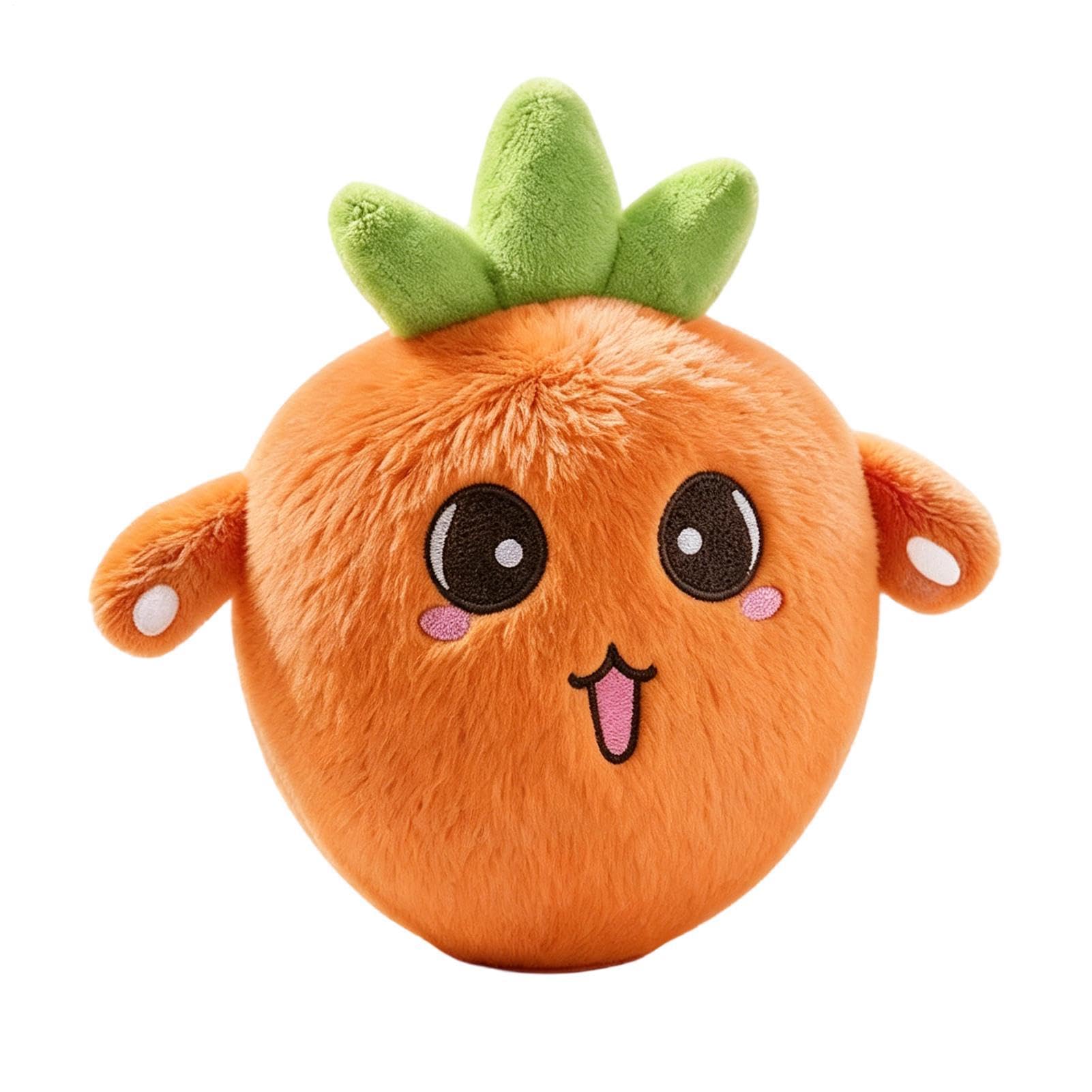 Demsyeq Musical Sensory Toys - Fruit Rechargeable Party Favors with Sound,Rhythm Sensory Musical Toy Plush | for Kids Girls Nursery Room Bedroom Home School Farm Garden Playtime Graduation Pet