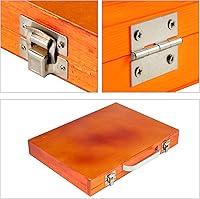 Vista 7 de VEVOR Juego de cinceles de madera, 12 piezas, cincel de mano tallado de 3-3/4 pulgadas de longitud de hoja con mango de eucalipto rojo, caja