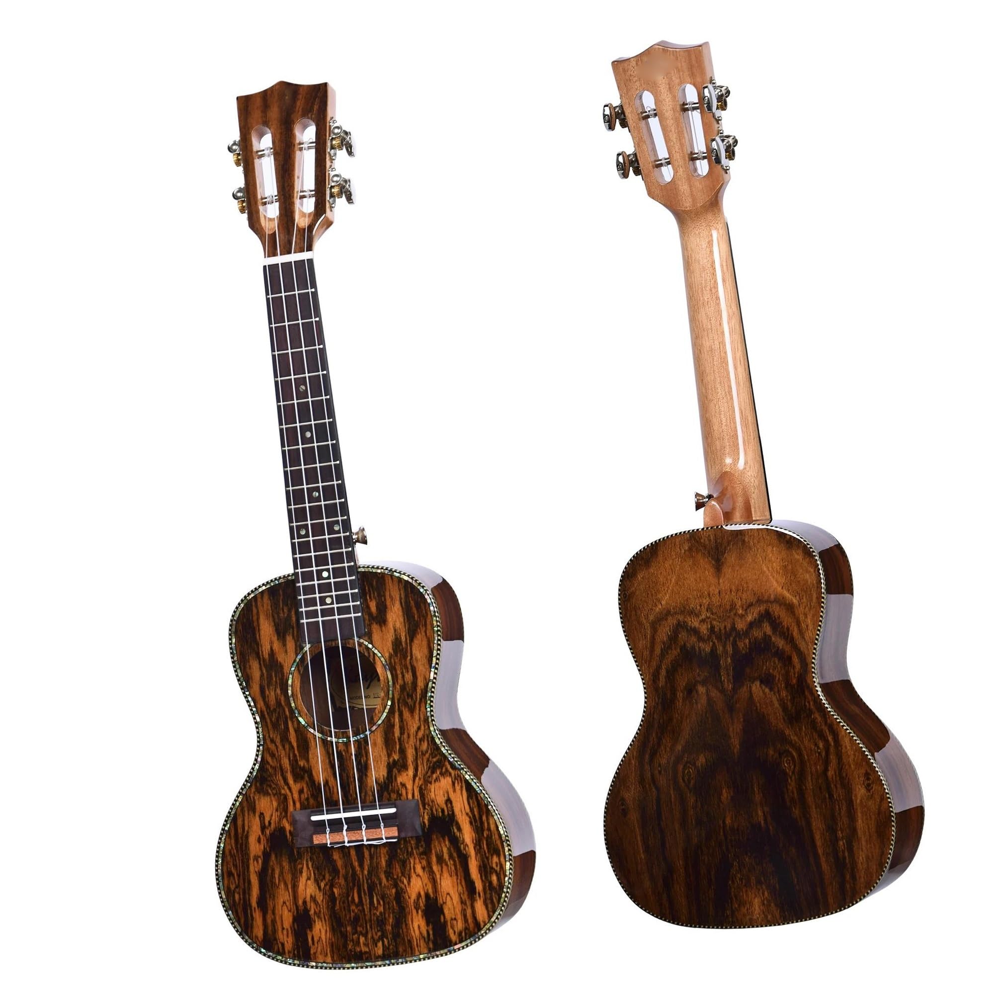 Drewniana Mała Gitara Brązowa Koncertowa/tenorowa Ukulele(Concert)