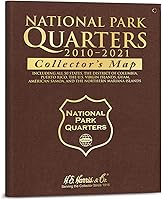 Vista 3 de Whitman Tablero Compacto para Coleccionista de Monedas - Mapa de Monedas de Estados Unidos, Serie de Cuartos de Moneda de 1999 – 2009 incluyendo DC