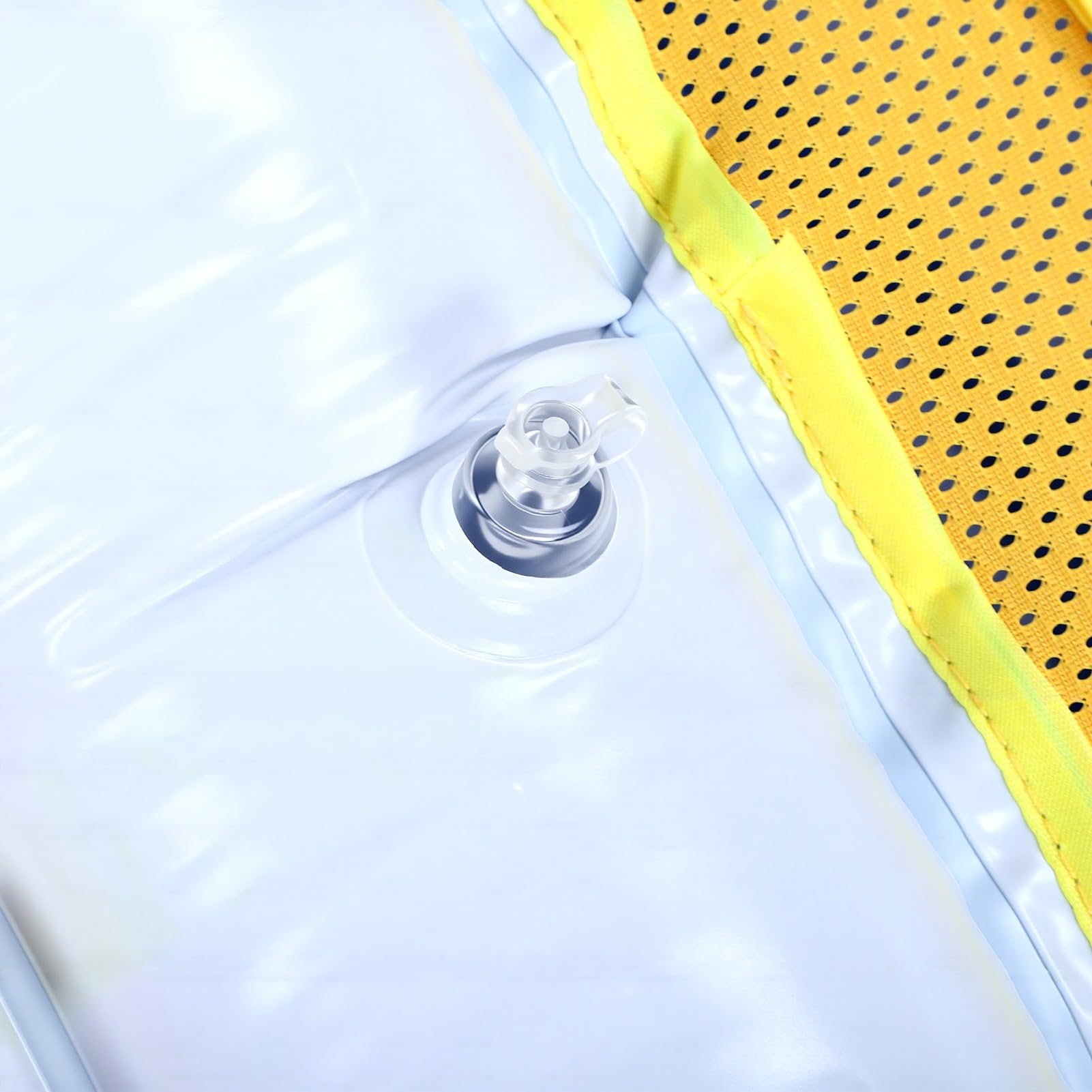 Naroote Flotteur pour Bébé avec Auvent UPF 50 Siège en Filet Respirant 360° | Auvent Ajustable 4 Positions, Design Stable Anti-Bascule, Léger et Portable, pour Plage, Piscine et Voyages