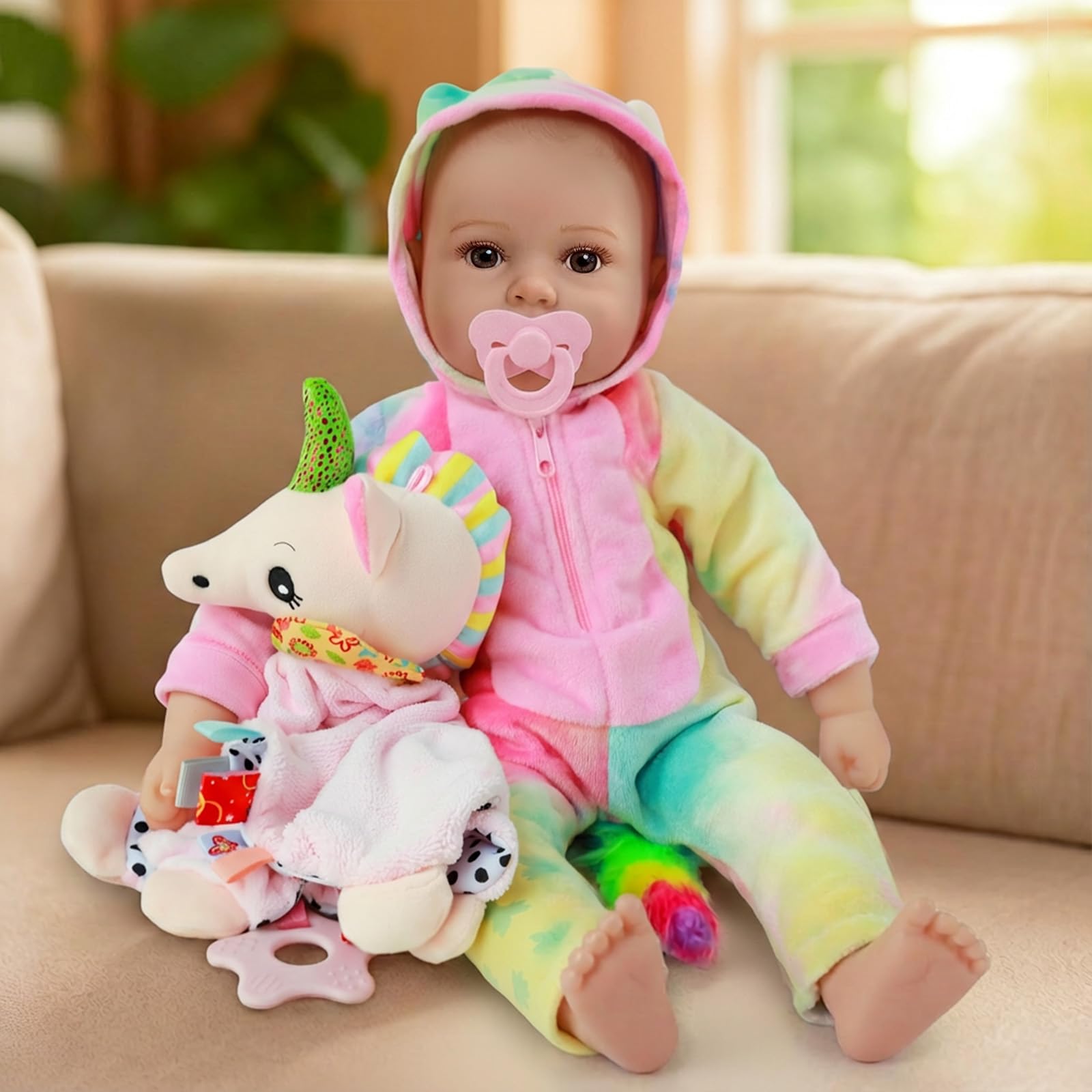 GOAROY Lifelike Baby Dolls Girl, 18 inch