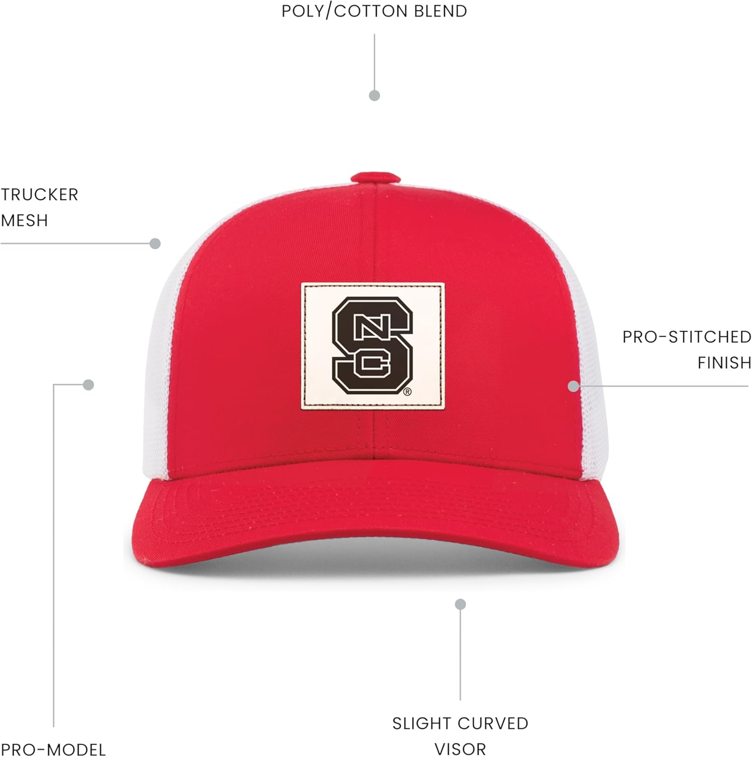 Pacific Headwear NCAA Men's Trucker Snapback Cap - Image 3