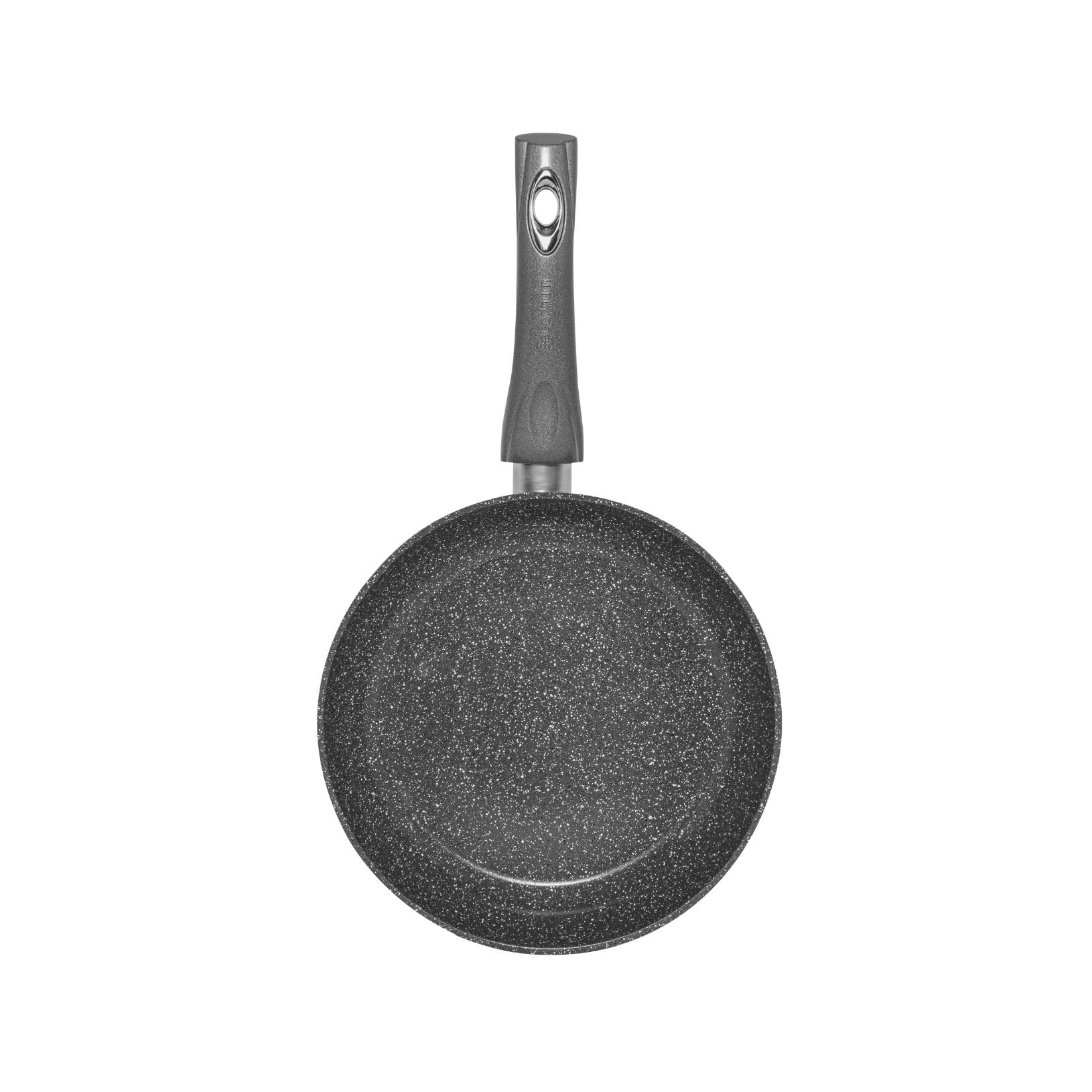 Aeternum Petragres Ecosolution Padella Antiaderente Diametro 28 cm Full Induction Rivestimento PFAS FREE Grigio Scuro
