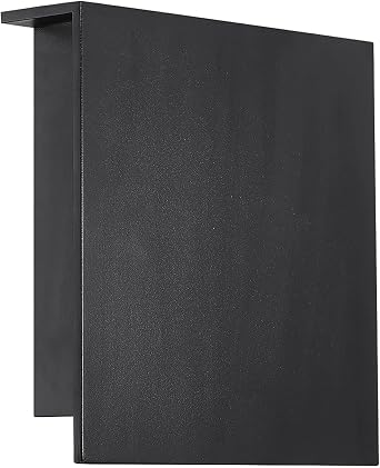 Modern Forms Square 10in LED Indoor or Outdoor Wall Light 3000K in Black