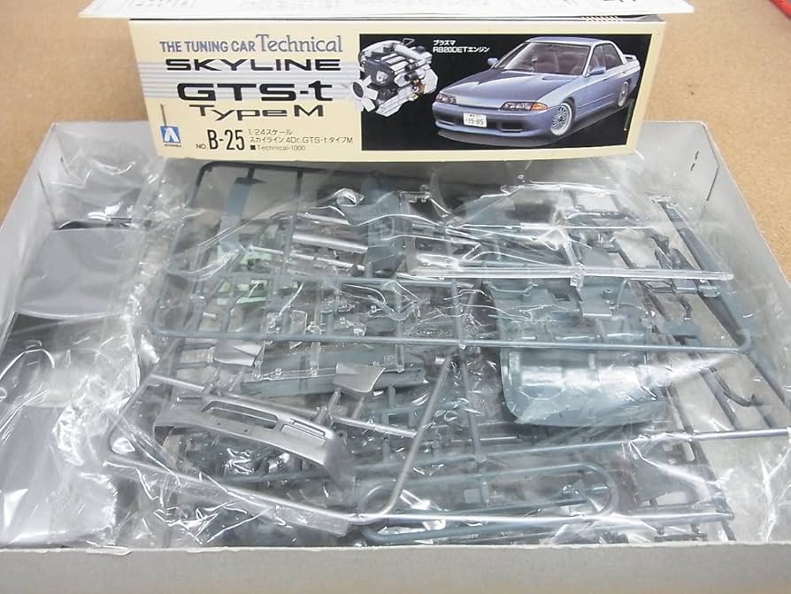 スカイライン　SKYLINE GTS-t type M プラモデル　アオシマ 1/24 ニッサン HCR32 スカイラインGTS-t タイプM '89｜株式会社