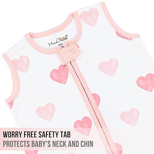 Miniatura 7 de Saco de dormir para bebé 1.0 TOG, manta vestible de algodón orgánico para bebé con cremallera bidireccional, saco de dormir de transición para bebé,