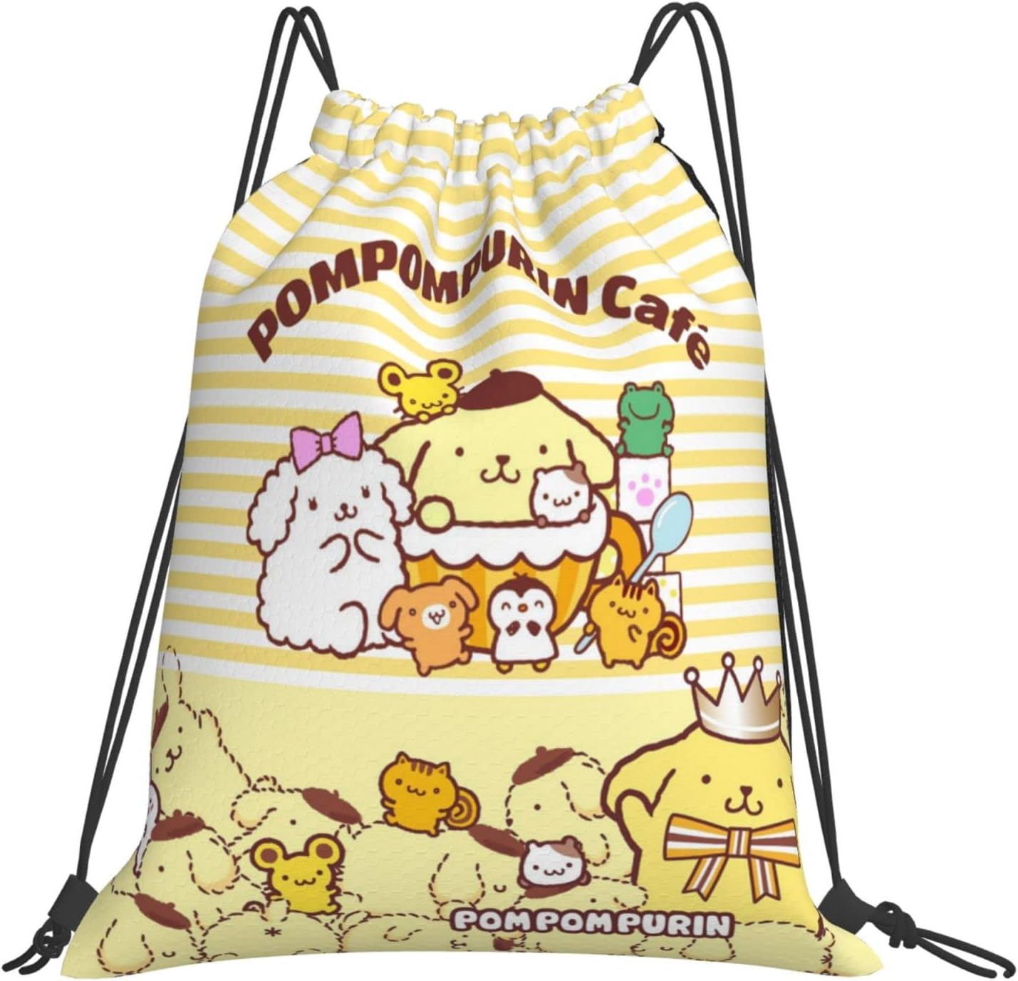 LKUZLOH Anime Drawstring Bag for Girls Women Kids Cute
