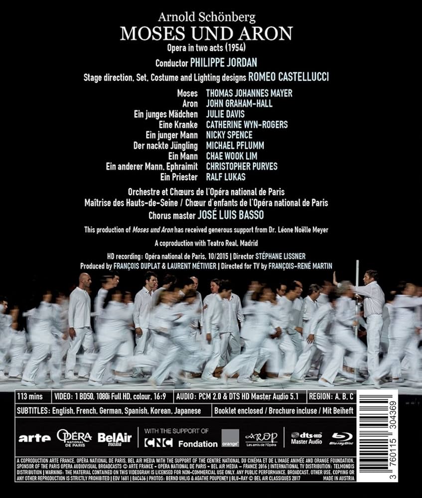 Amazon.co.jp | Arnold Schonberg: Moses und Aron [Blu-ray