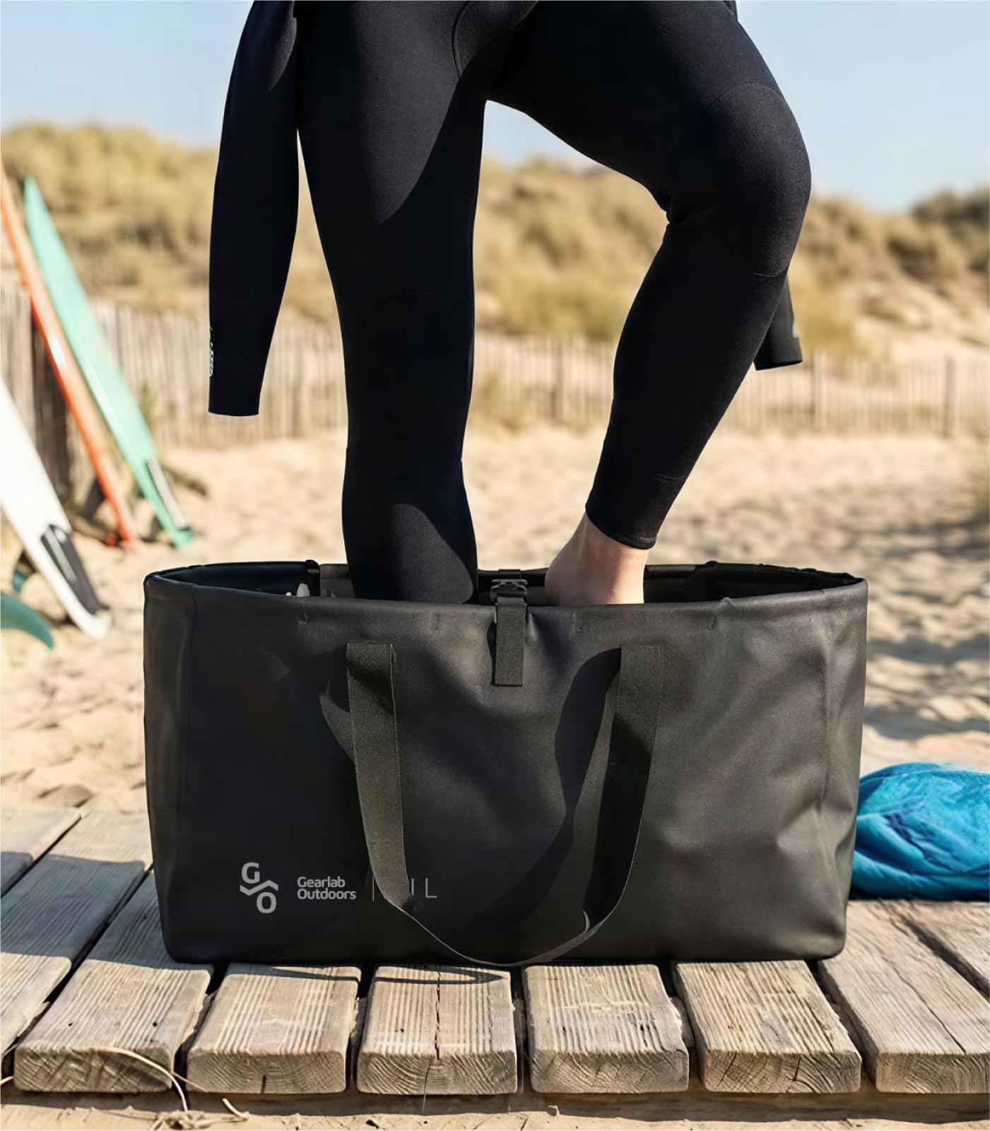 Gearlab 71L Waterproof Gear Bag - Kayak & Camping -4