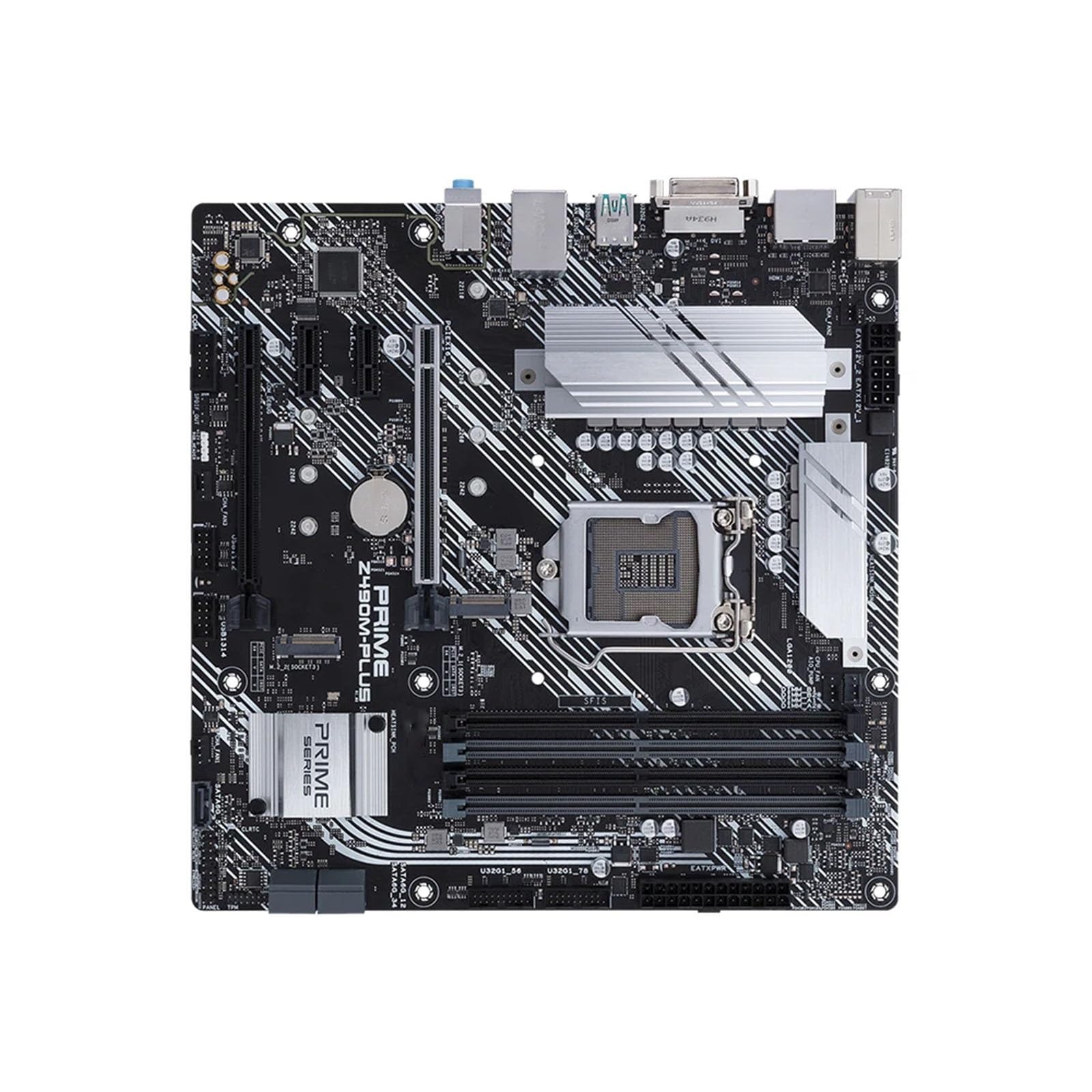 Carte Mere Carte mère Fit for ASUS Prime Z490M-PLUS Socket 1200 Compatible i9-10900K i7-10700F i5-10600KF i3-10305 DDR4 3200MHz M.2 NVME HDMI mATX