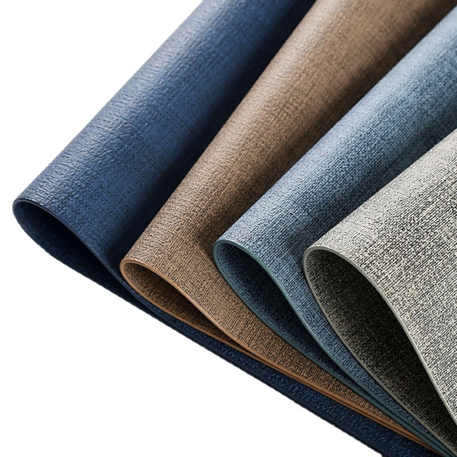 Manteles Individuales de Mesa de 6, 30 x 45 CM Azul Claro Mantel Individual de Mesa Rectangular, Color Sólido con Rectángulo