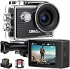 Dragon Touch 4K30FPS Action Camera Vision 3 20MP 100FT Waterproof Underwater Camera with Remote 170 Wide Angle WiFi Sports Camera with 2 Batteries and Mounting Accessories Kit